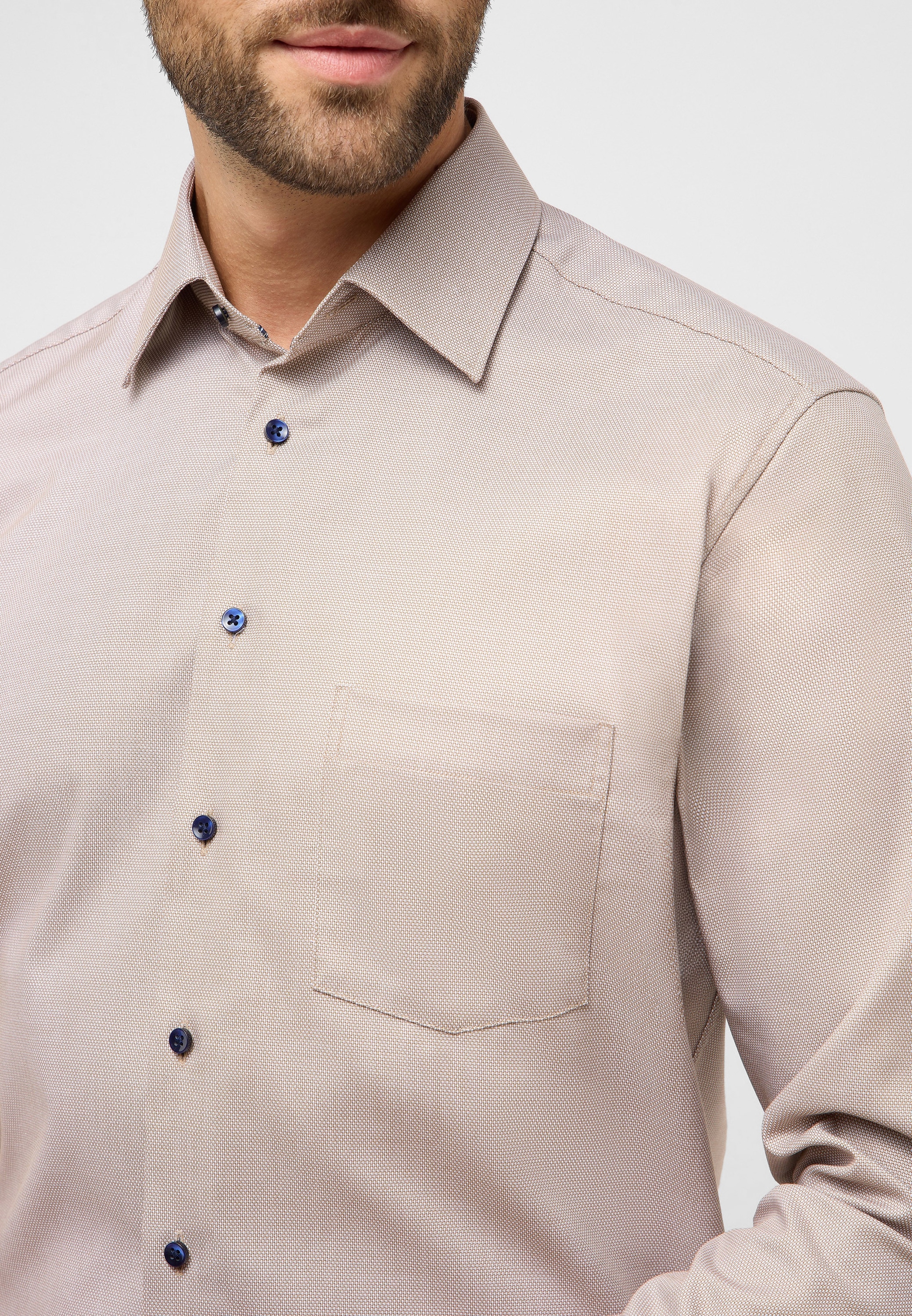 Eterna Langarmhemd »MODERN FIT«, NON IRON (bügelfrei)