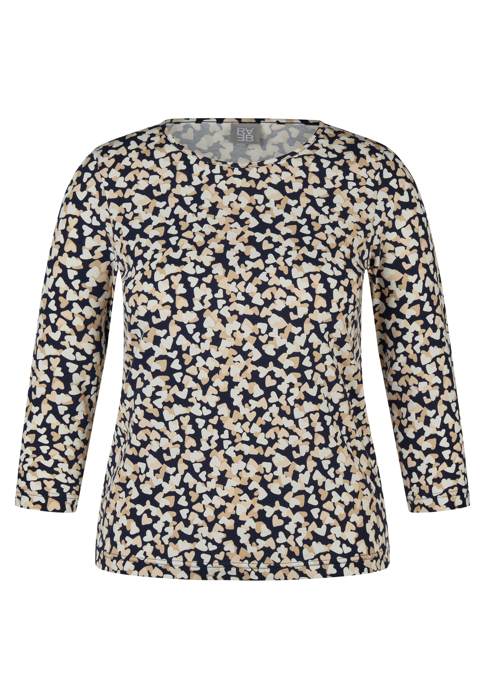 Rabe 3/4-Arm-Shirt mit Minimalprint