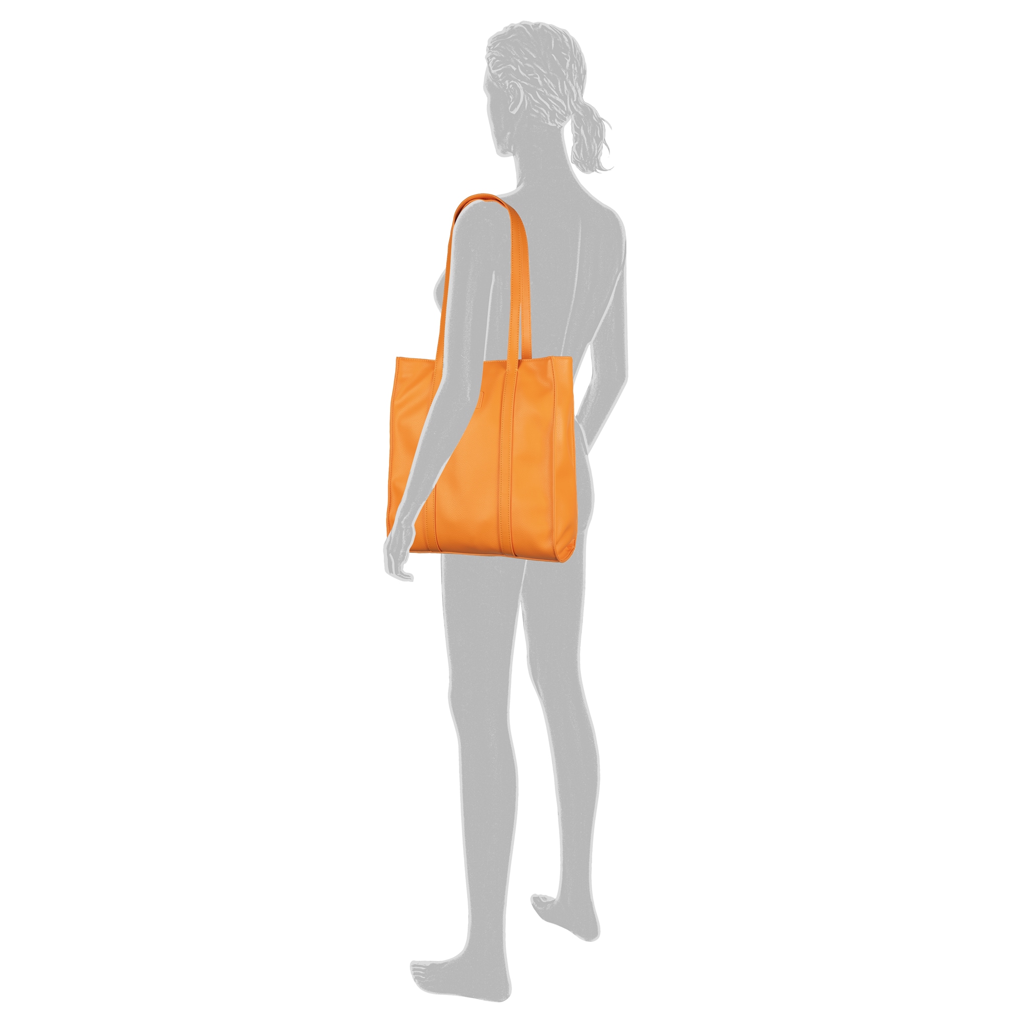 Gabor Shopper »Elfie«, aus fein genarbtem, glattem Kunstleder und mit einem Logo Rubber Patch