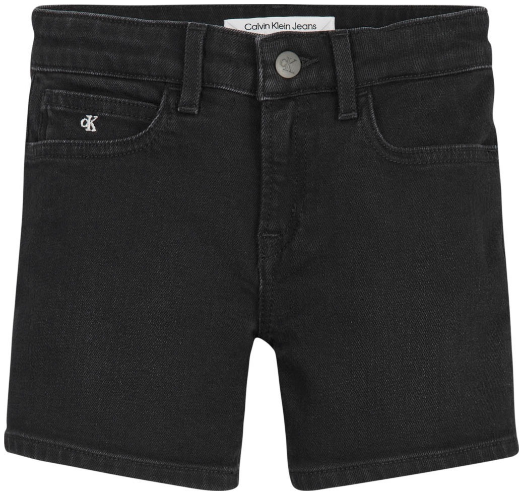 Calvin Klein Jeans Jeansshorts »DARK BLACK SLIM MR SHORT«