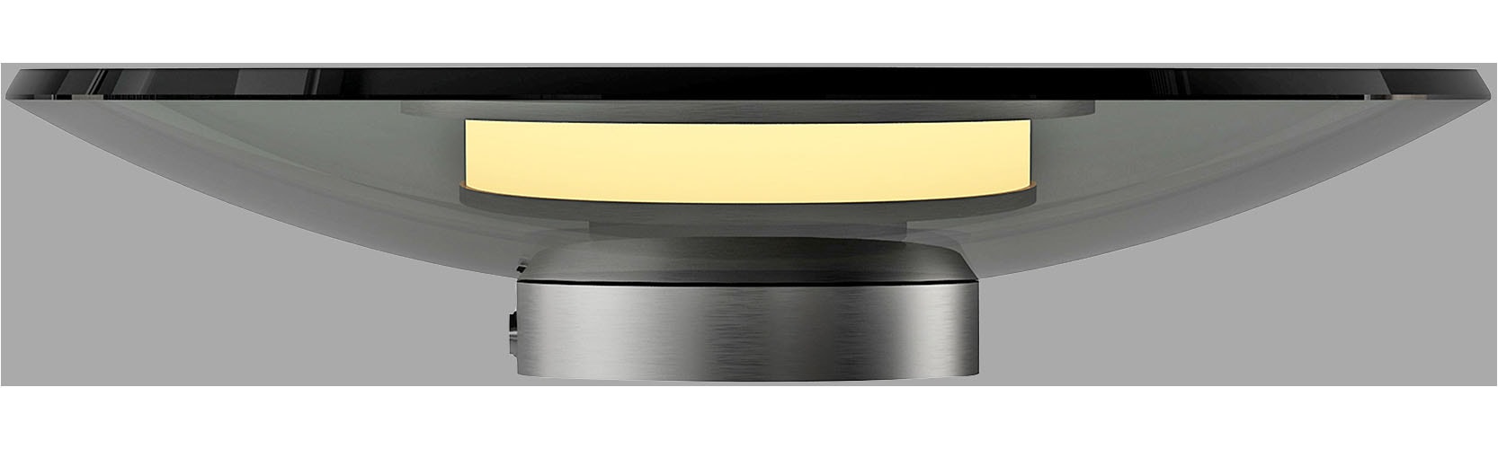 Neuhaus PURE LED Tischleuchte »PURE Moon« LED-Board 1 Stk. Warmweiß Stufenloses dimmen per Touchdimmer, Rauchglas