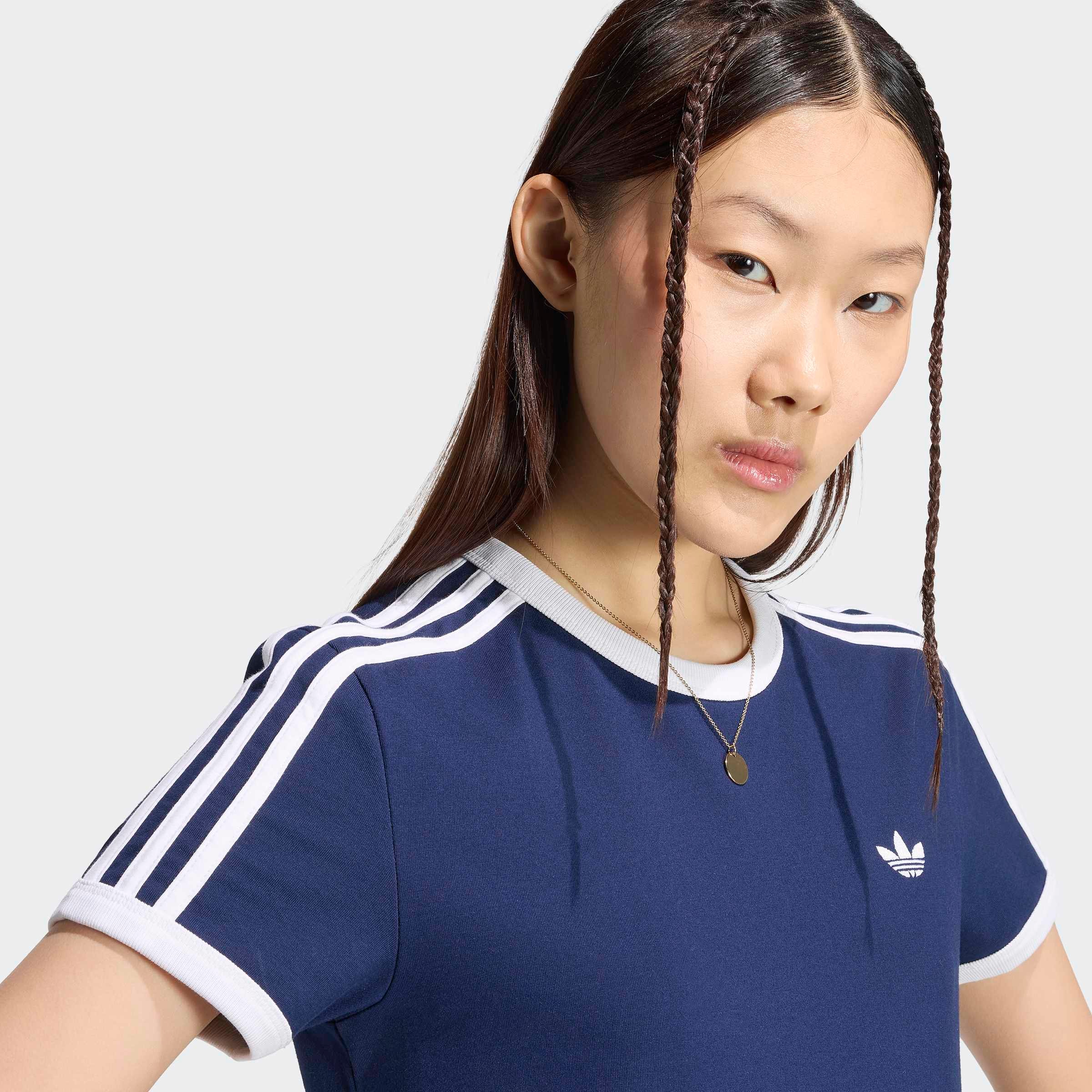 adidas Originals T-Shirt »3S TEE SLIM« sanft anliegende Passform, ohne Verschluss, für sportlichen Look
