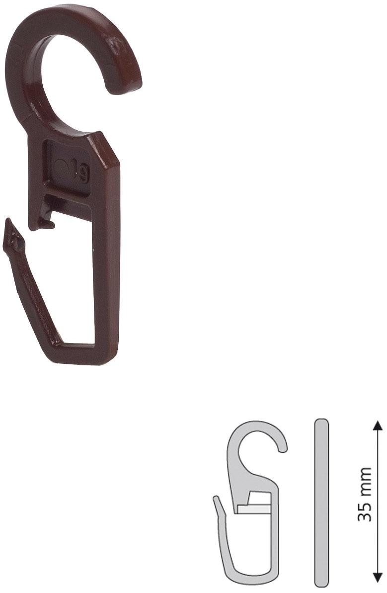 Liedeco Faltenclip Faltenlegehaken, für Gardinenringe Öse 10 mm