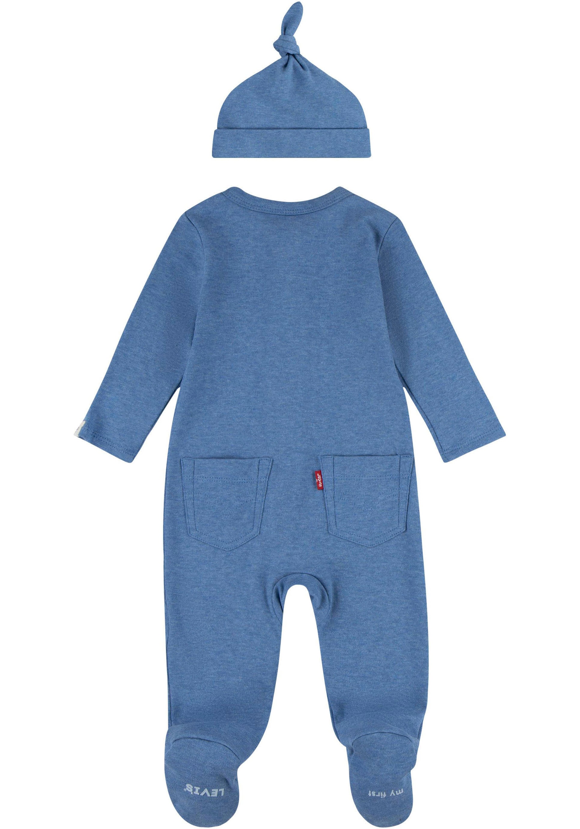 Levi's® Kids Neugeborenen-Geschenkset »LVN FOOTED COVERALL & HAT SET«, UNISEX