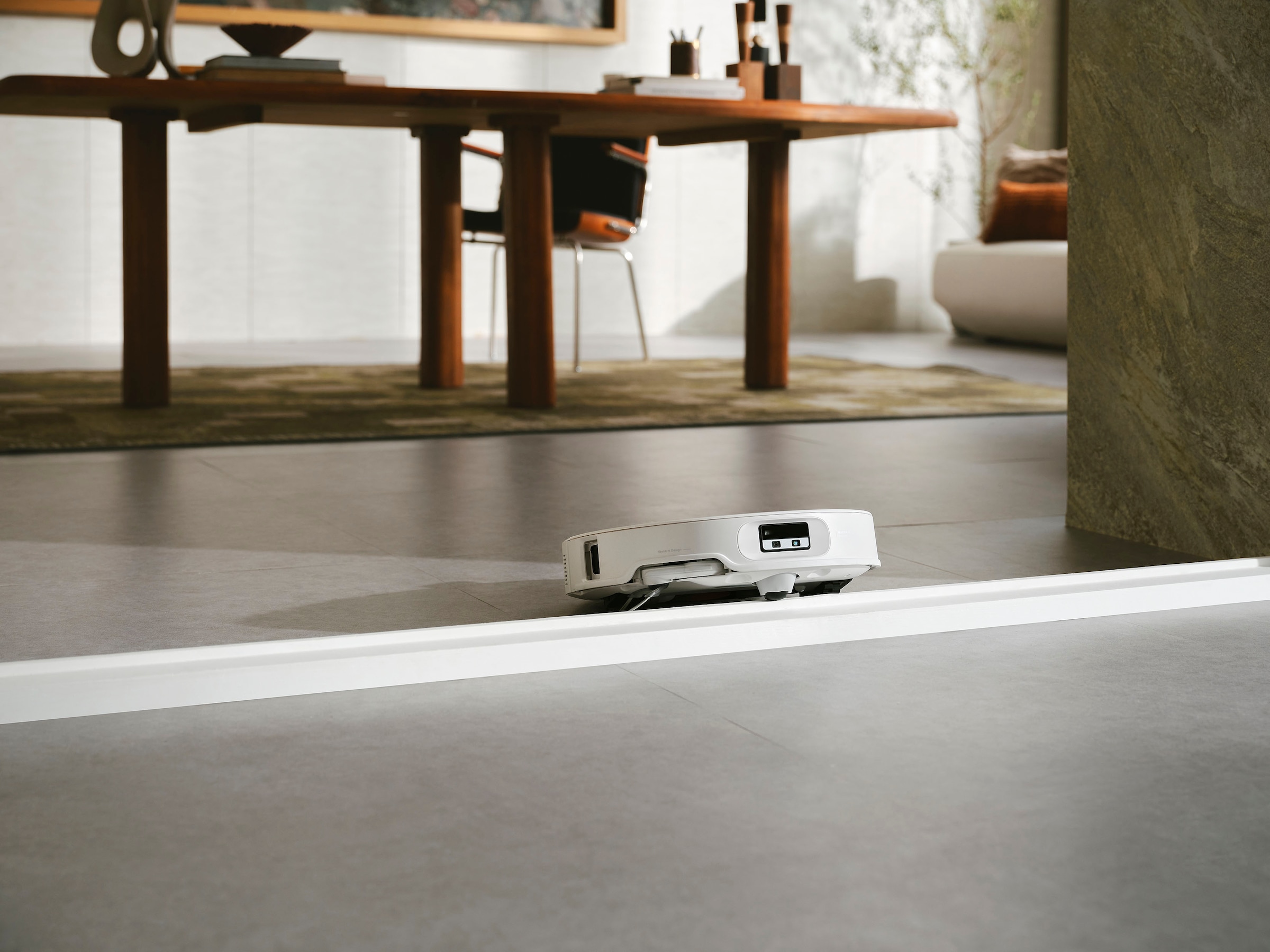 Roborock Nass-Trocken-Saugroboter »Qrevo Curv 2 Pro mit Wischfunktion« FlexiArm Design Seitenbürste, DuoDivide Bürste, autom. Moppreinigung.