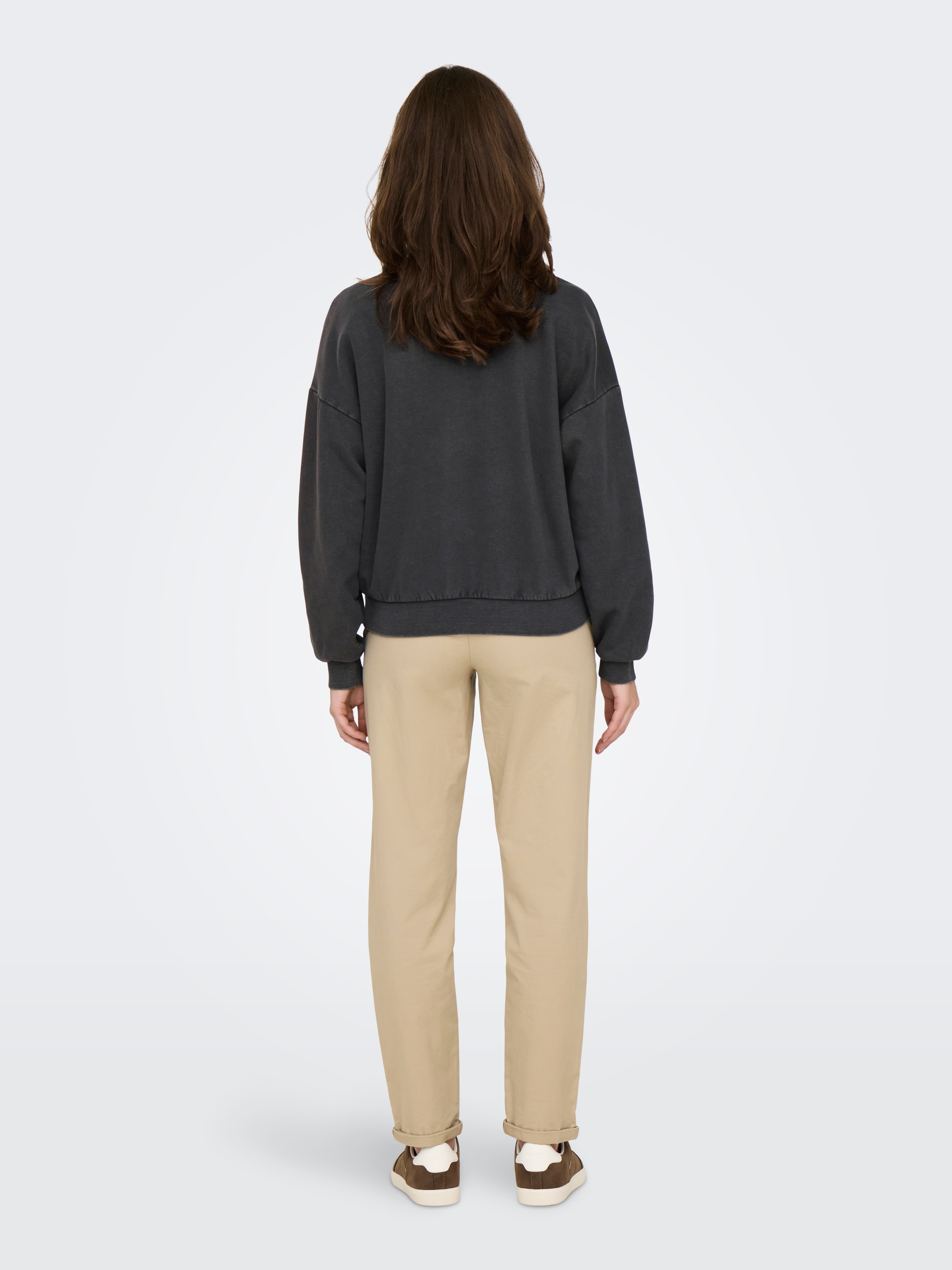 ONLY Sweatshirt »ONLLAUREN L/S LEO O-NECK CC SWT«