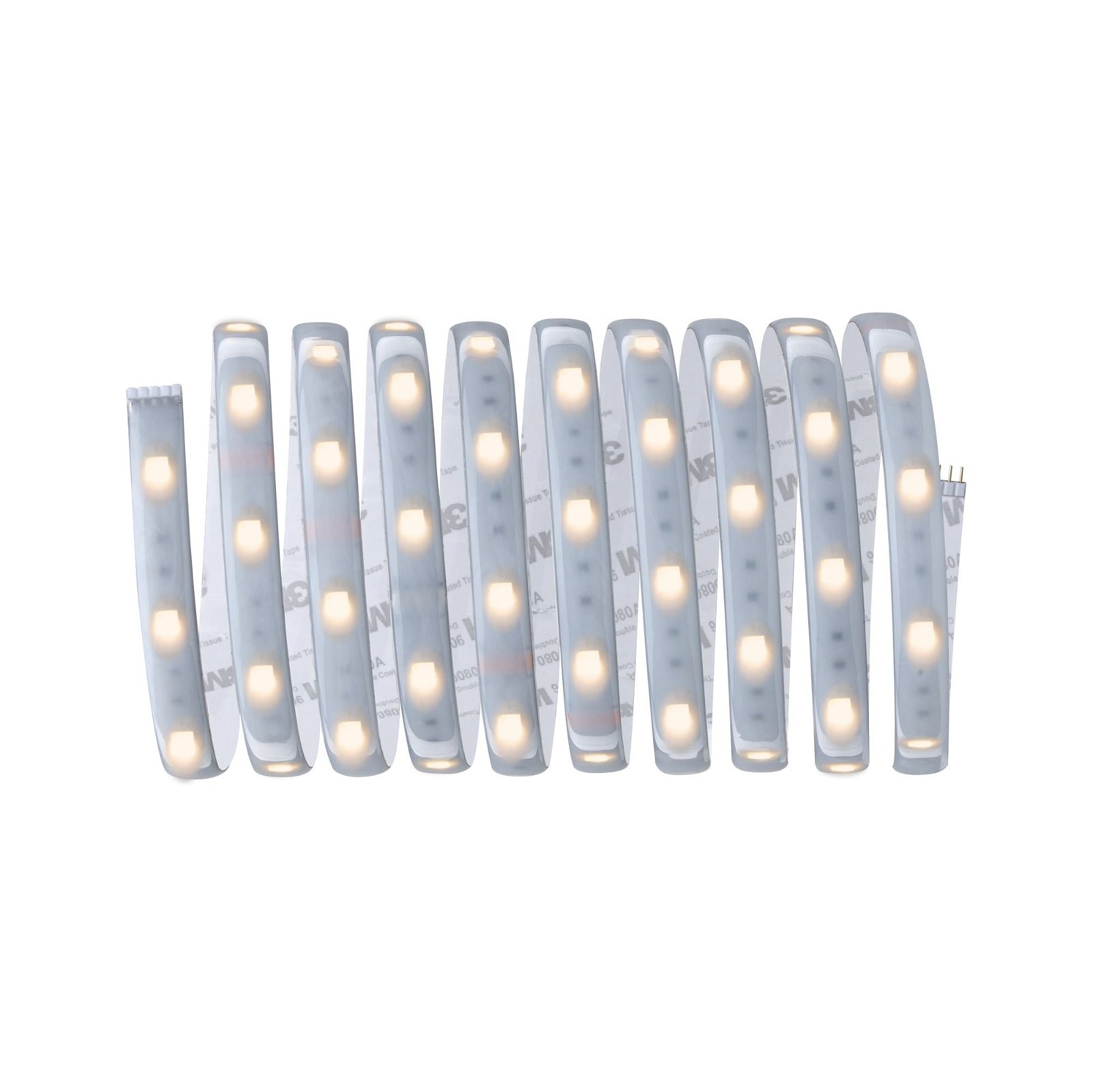 Paulmann LED-Streifen »MaxLED 250 Basisset 3m 20W 230/24V 36VA Silber Kunststoff«, 1 St.-flammig, RGBW IP44 Cover 3000K