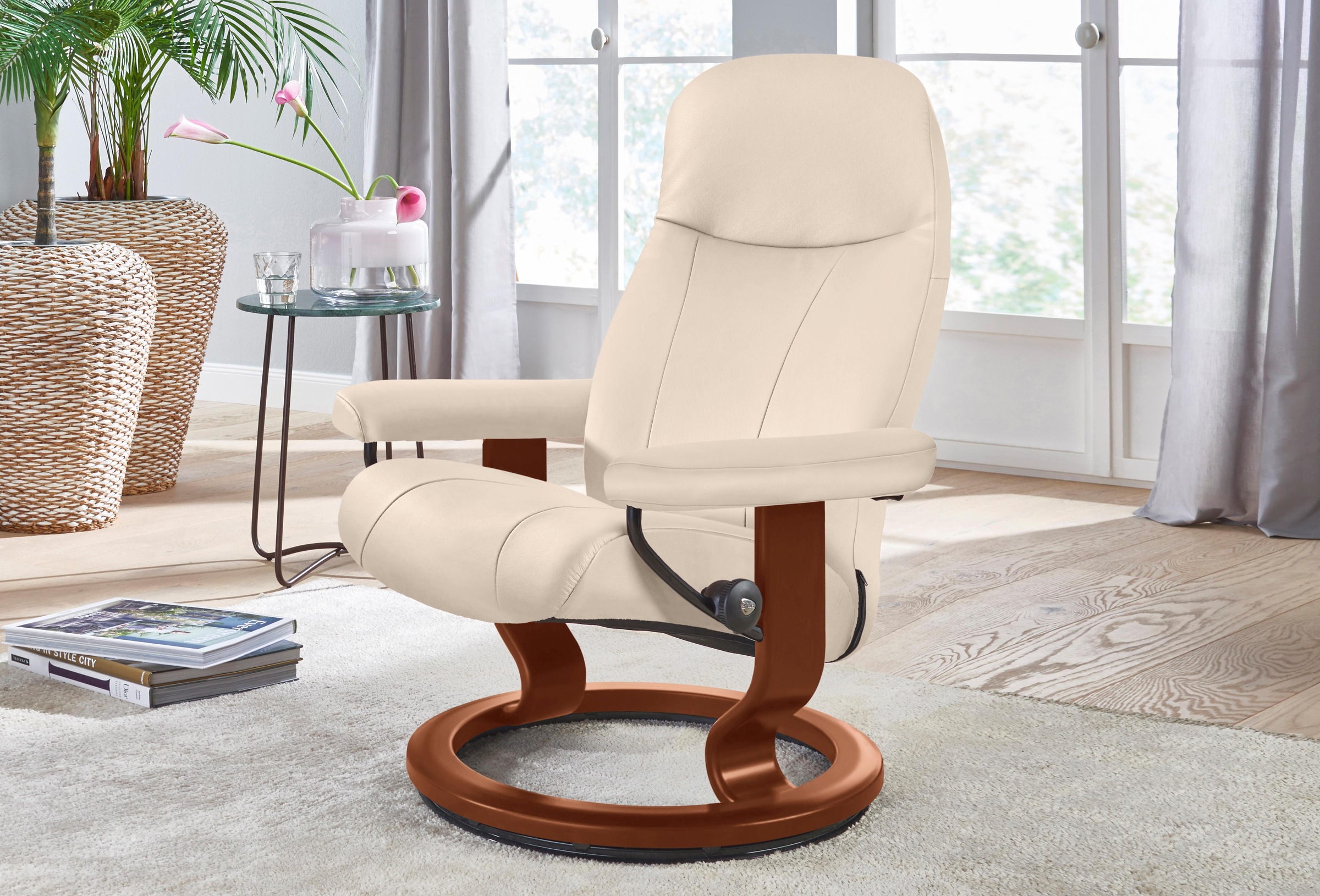 Stressless® Relaxsessel »Garda«, mit Classic Base, Größe M, Gestell Braun