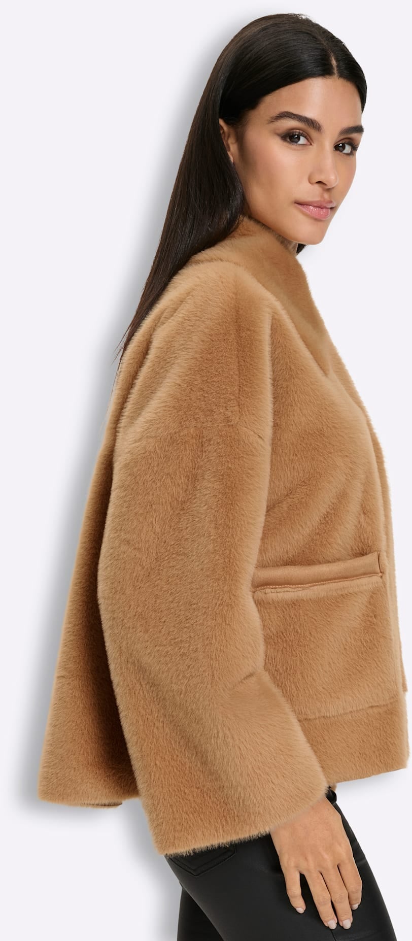 heine Fellimitatjacke ohne Kapuze