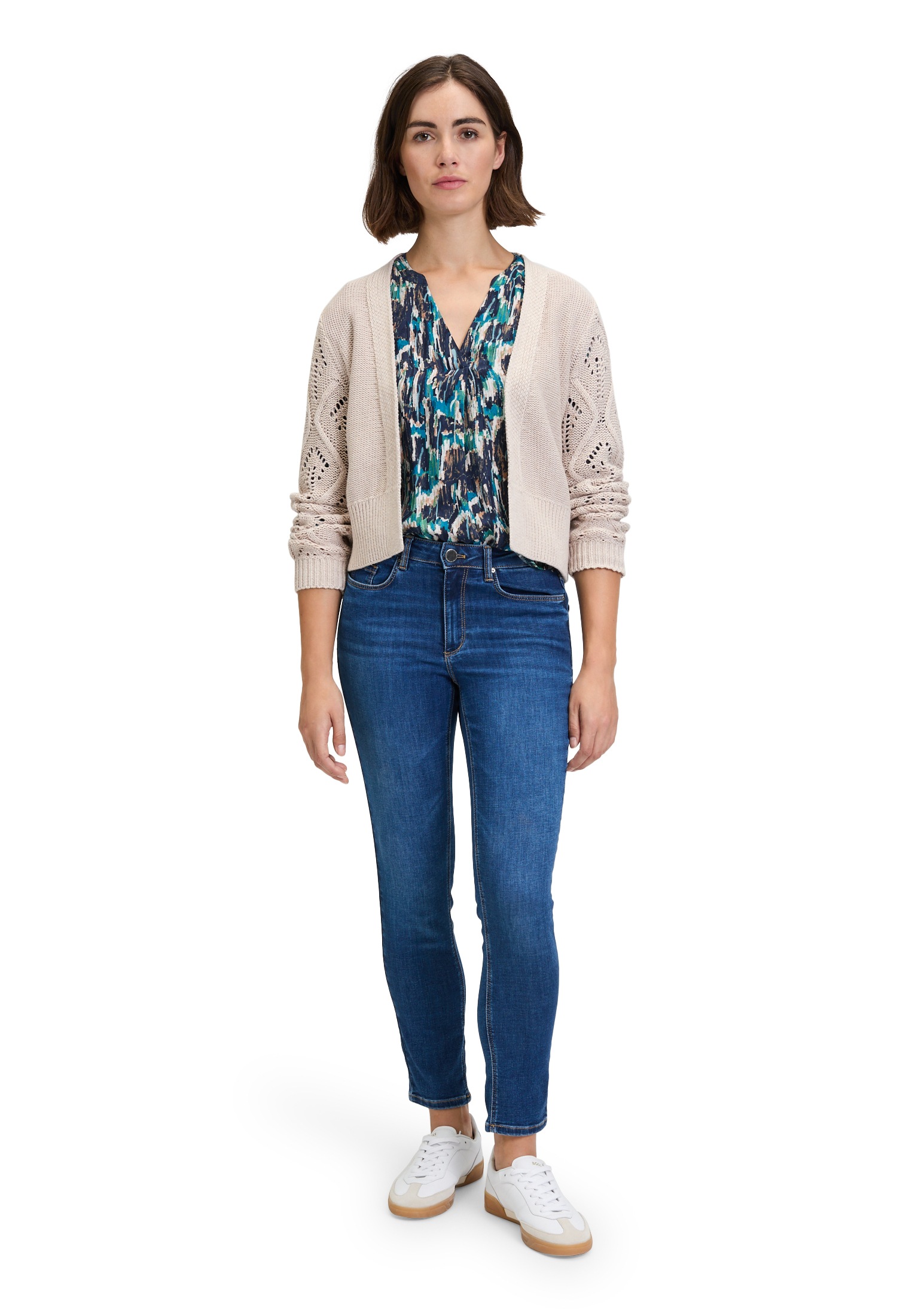 Betty&Co Strickjacke »Grobstrickjacke ohne Verschluss«