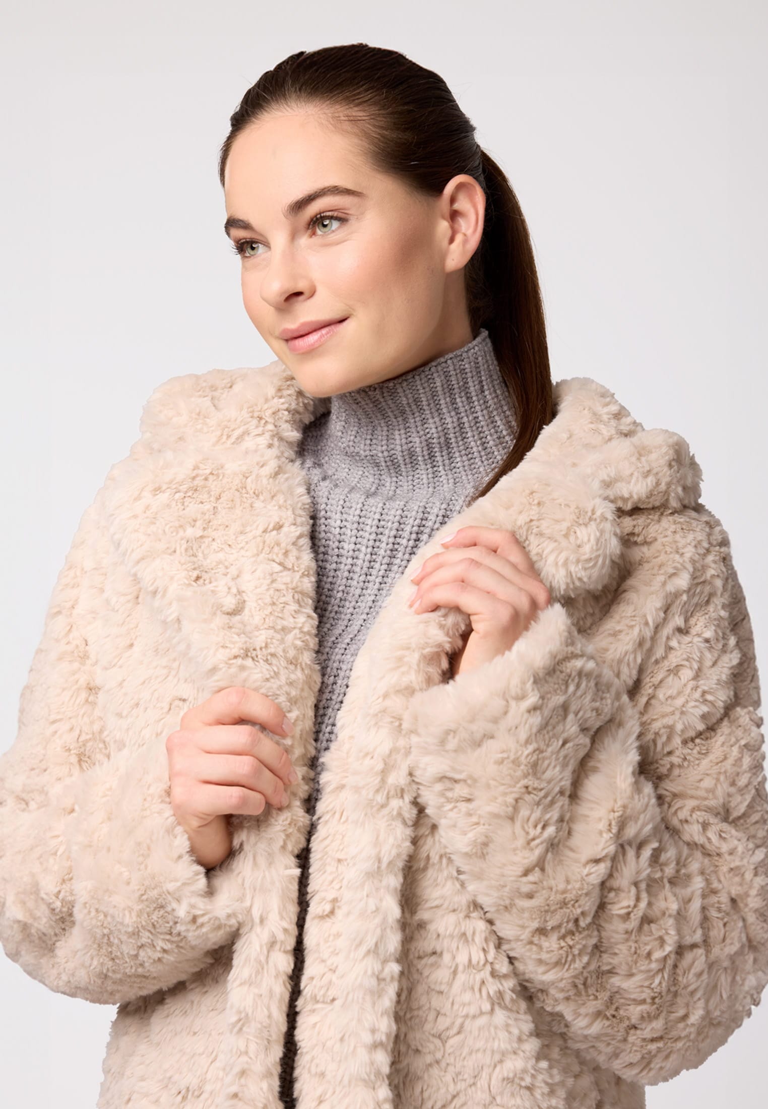 SURI FREY Fellimitatmantel »Fellmantel SFY Freyday«