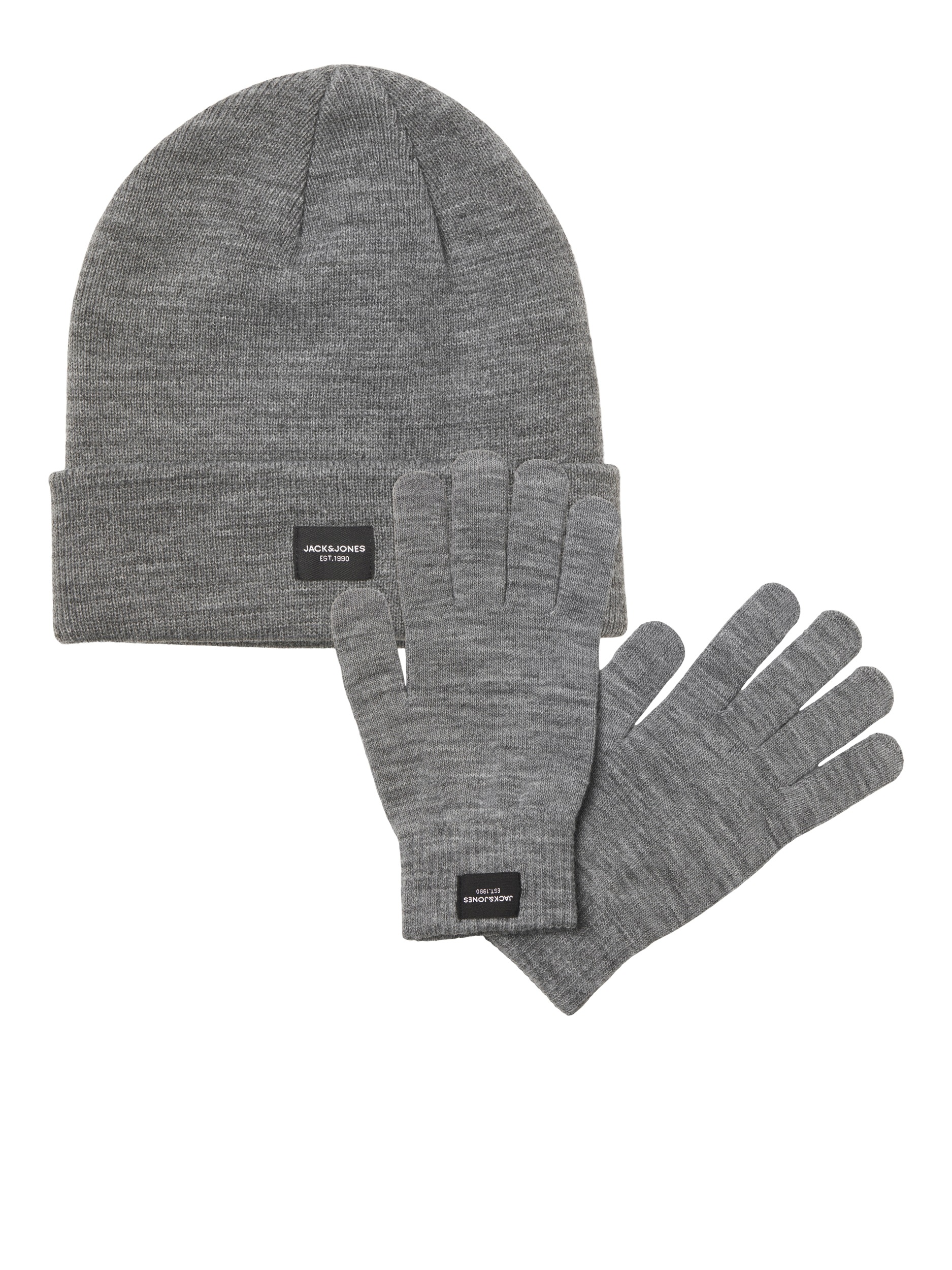 Jack & Jones Strickmütze »JACBEANIE & GLOVE KNIT GIFTBOX«, (Set, 2 St.)