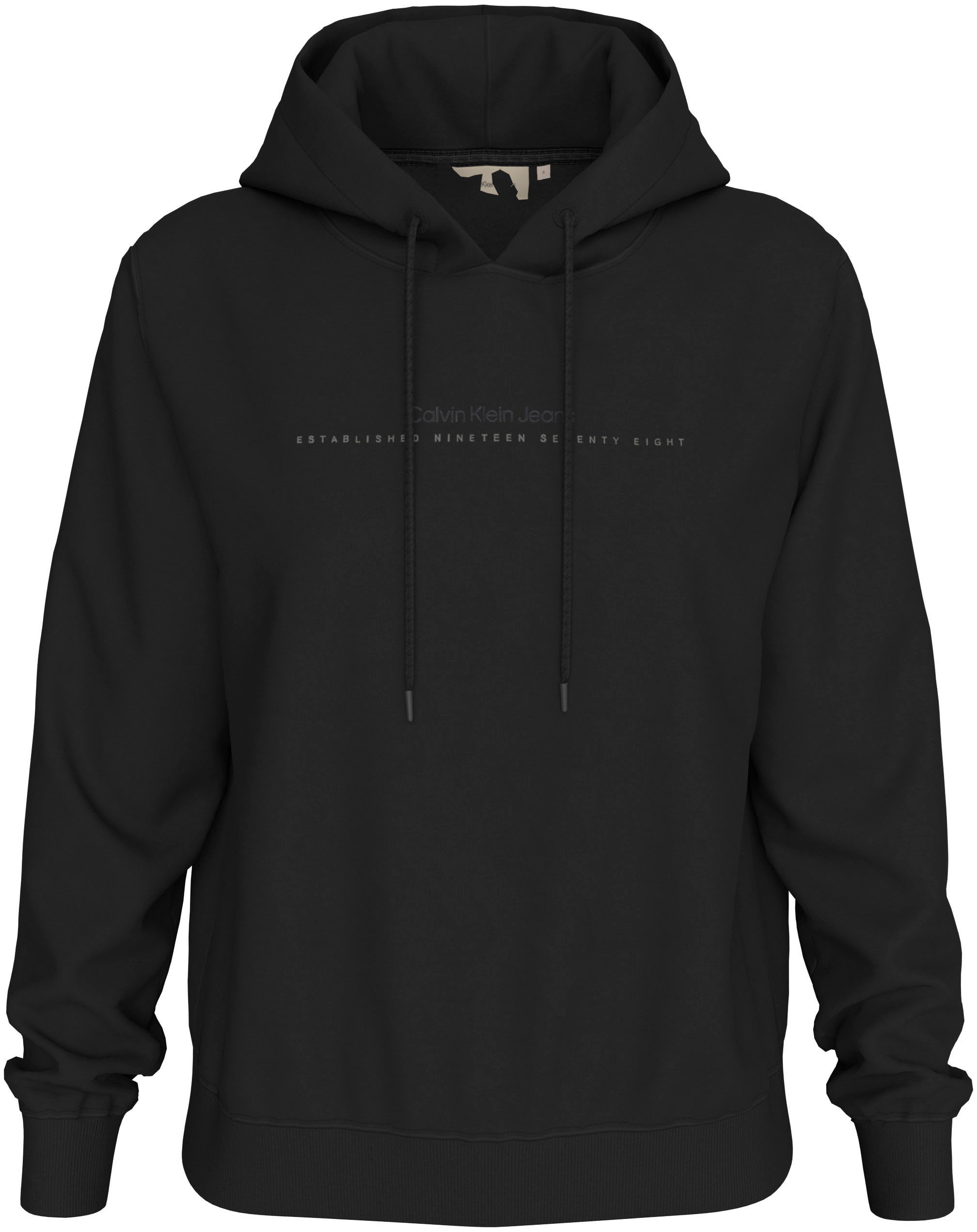 Calvin Klein Jeans Sweatshirt »INSTITUTIONAL GRAPHIC REG HOODIE«, mit Logodruck