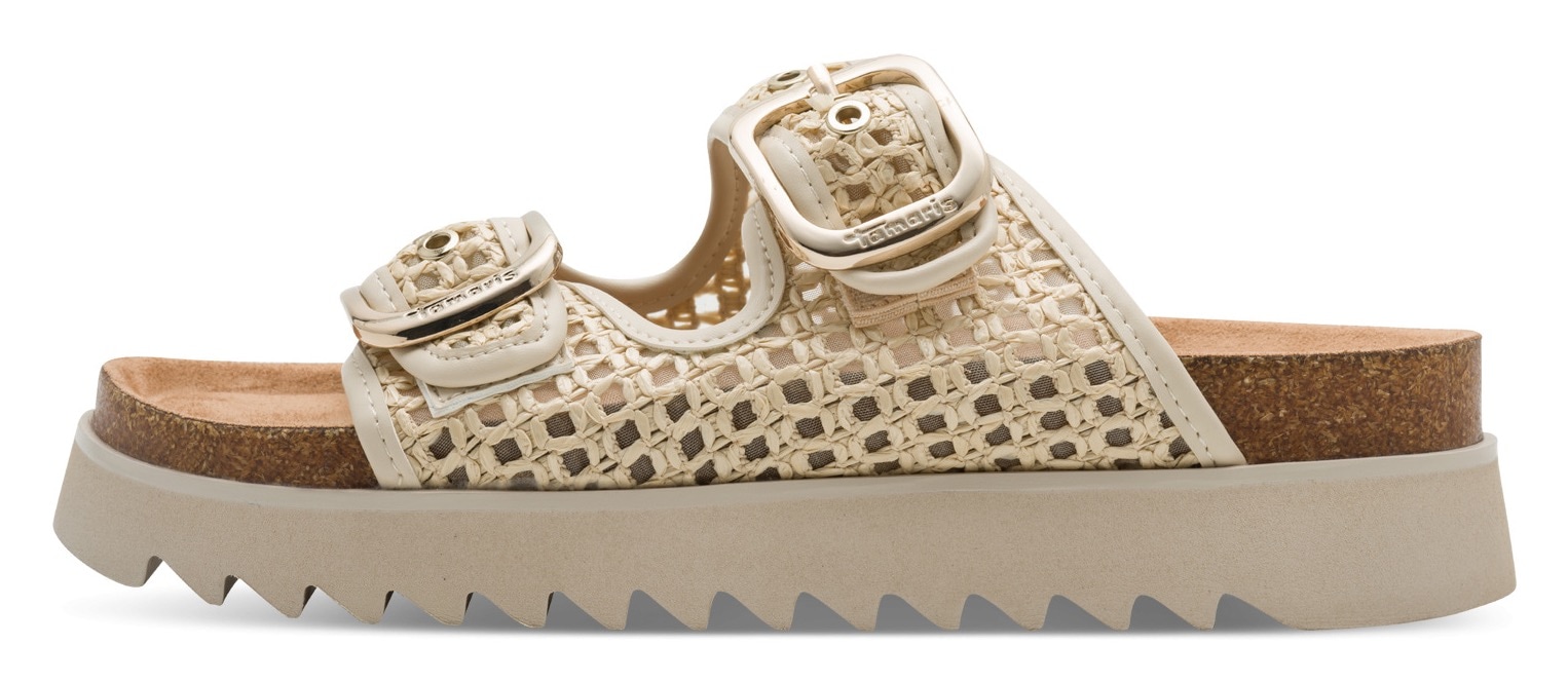 Tamaris Pantolette  Sommerschuh, Schlupfschuh in veganer Verarbeitung
