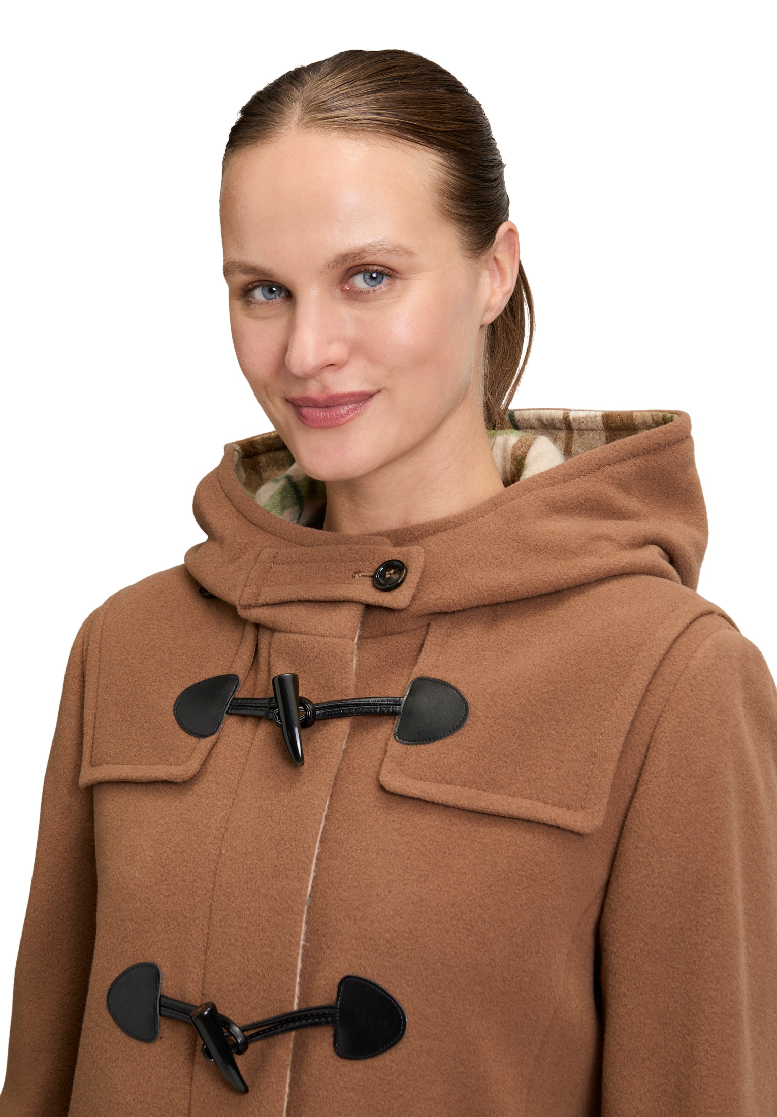 Gil Bret Wolljacke »Dufflecoat mit Kapuze«