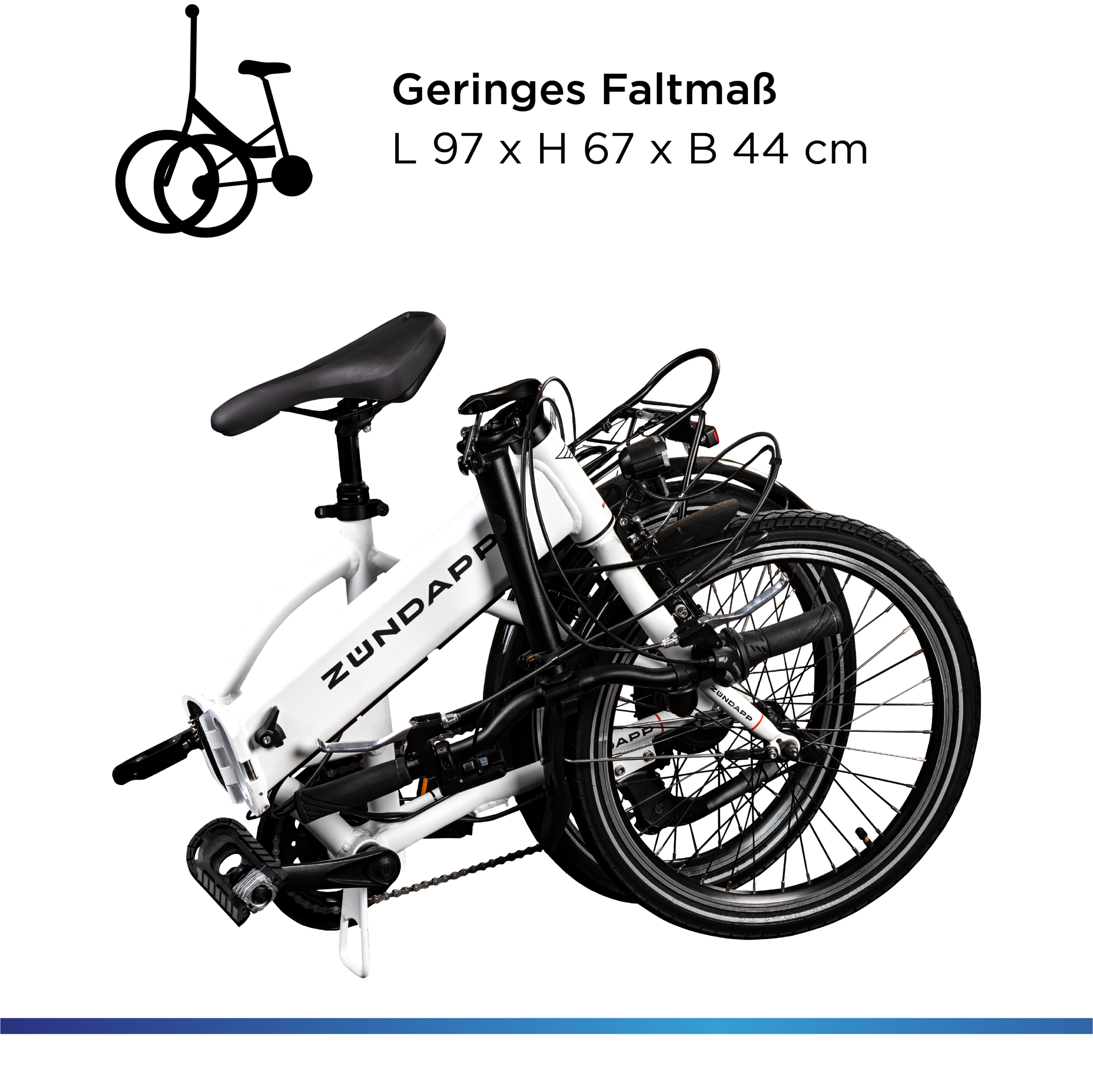 Zündapp »Z101« 6 Gang Shimano Tourney Schaltwerk Kettenschaltung Heckmotor 250 W Pedelec, Elektrofahrrad für Damen u. Herren