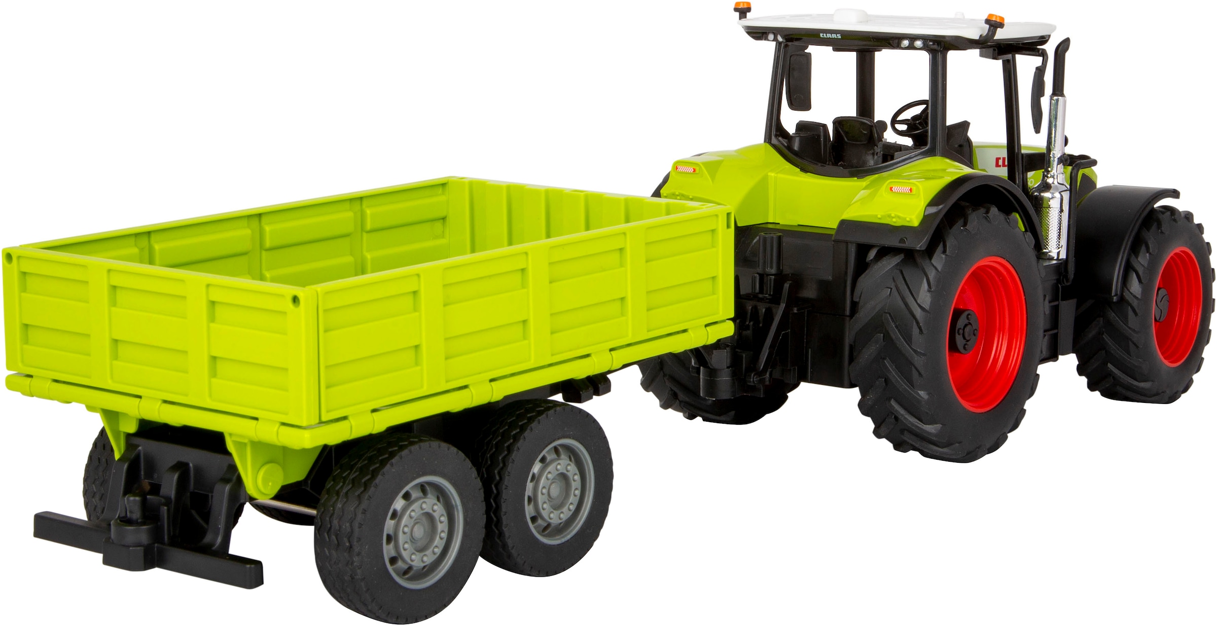Jamara RC-Traktor »Claas Arion 660 mit Kippanhänger 1:24 2,4GHz«, mit LED Licht