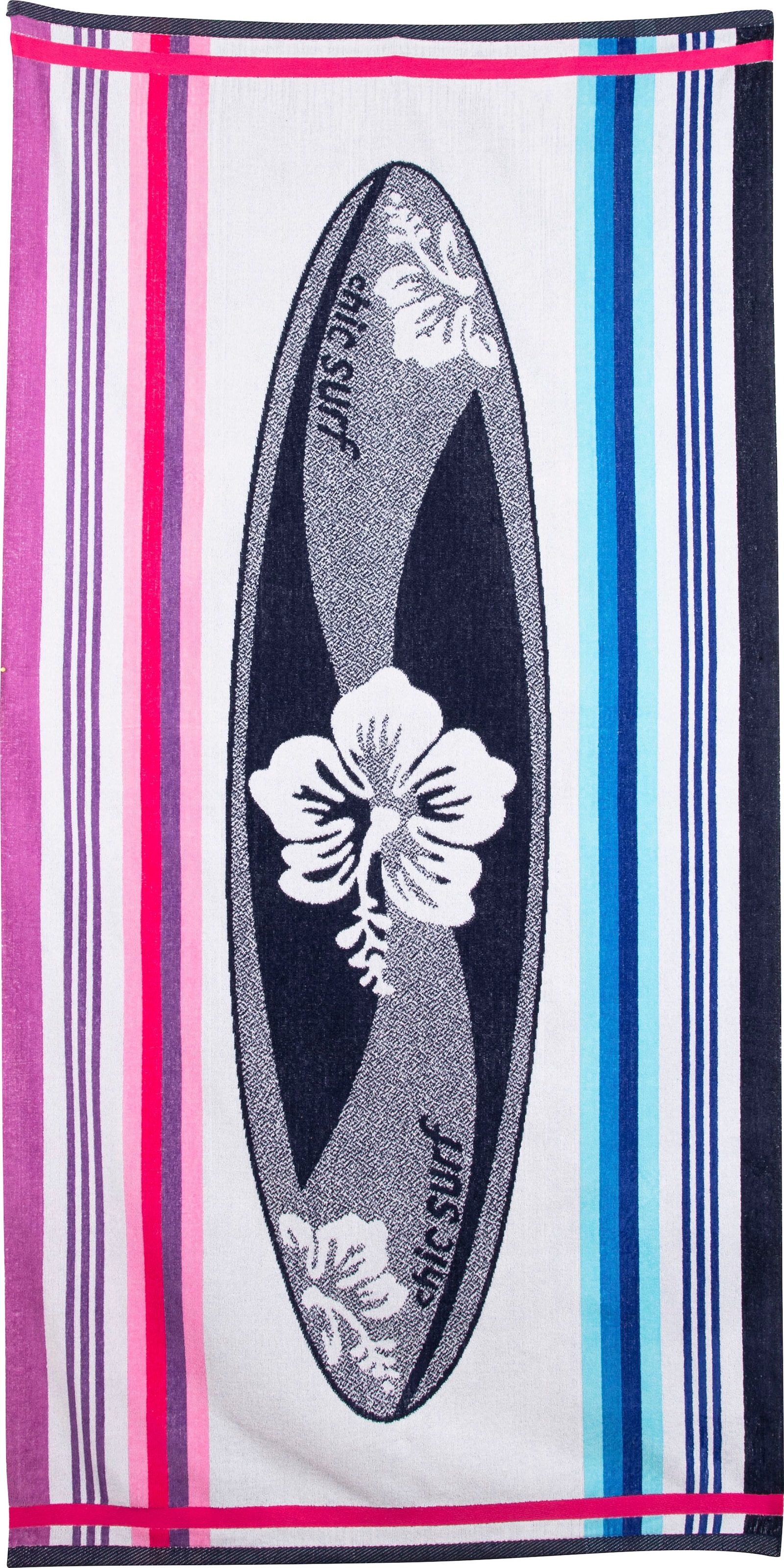 stuco Strandtuch »Surfboard«, (1 St.), mit Blume online bei OTTO