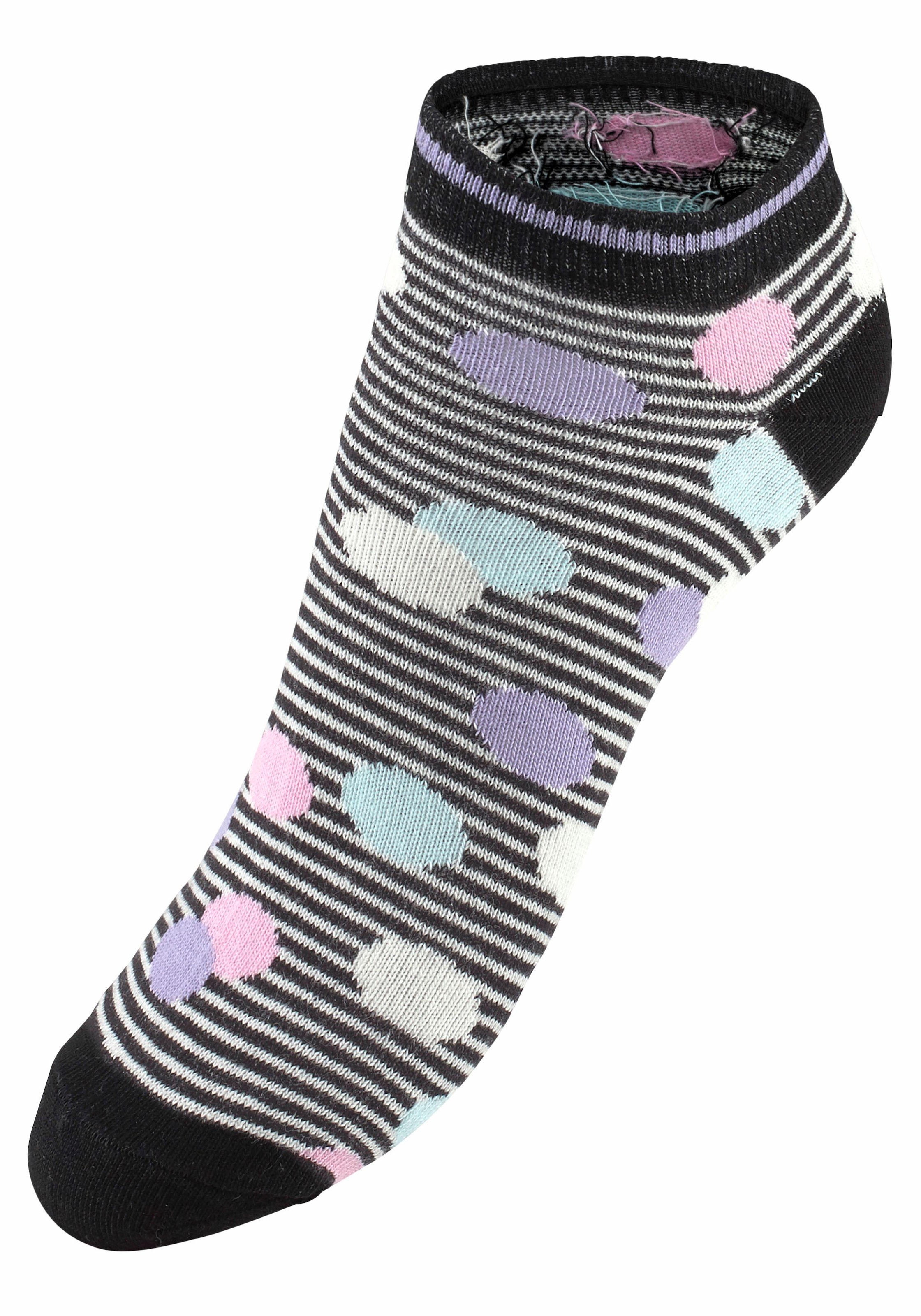 Paar), gepunktet Sneakersocken, bei 5 Bench. OTTOversand (Set, gestreift und