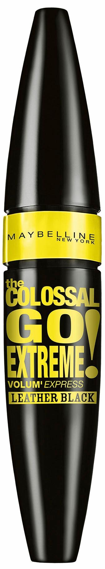 Mascara »Volum' Express The Colossal Go Extreme Leather Black«, Doppel-Pump-Wimpernbürste