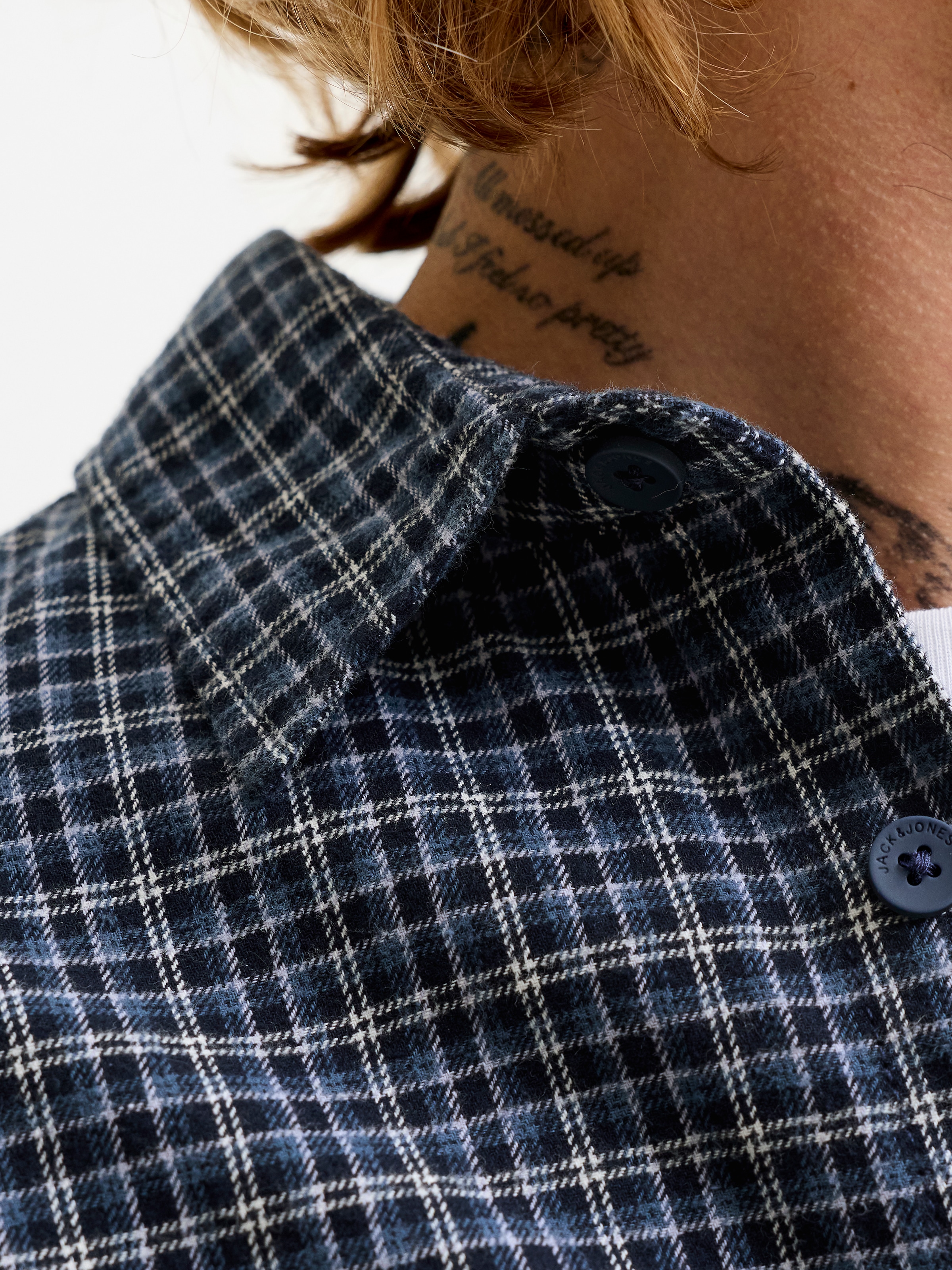 Jack & Jones Langarmhemd »JJCARTER CHECK SHIRT LS SN« Baumwolle, relaxed fit