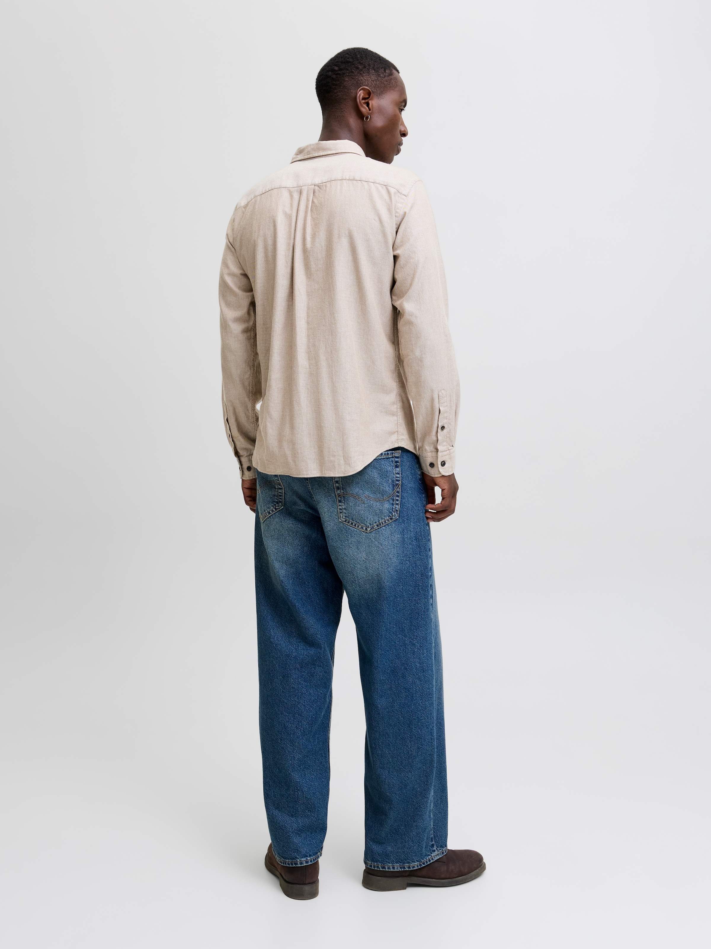 Jack & Jones Langarmhemd »JJECLASSIC MELANGE SHIRT L/S NOOS«