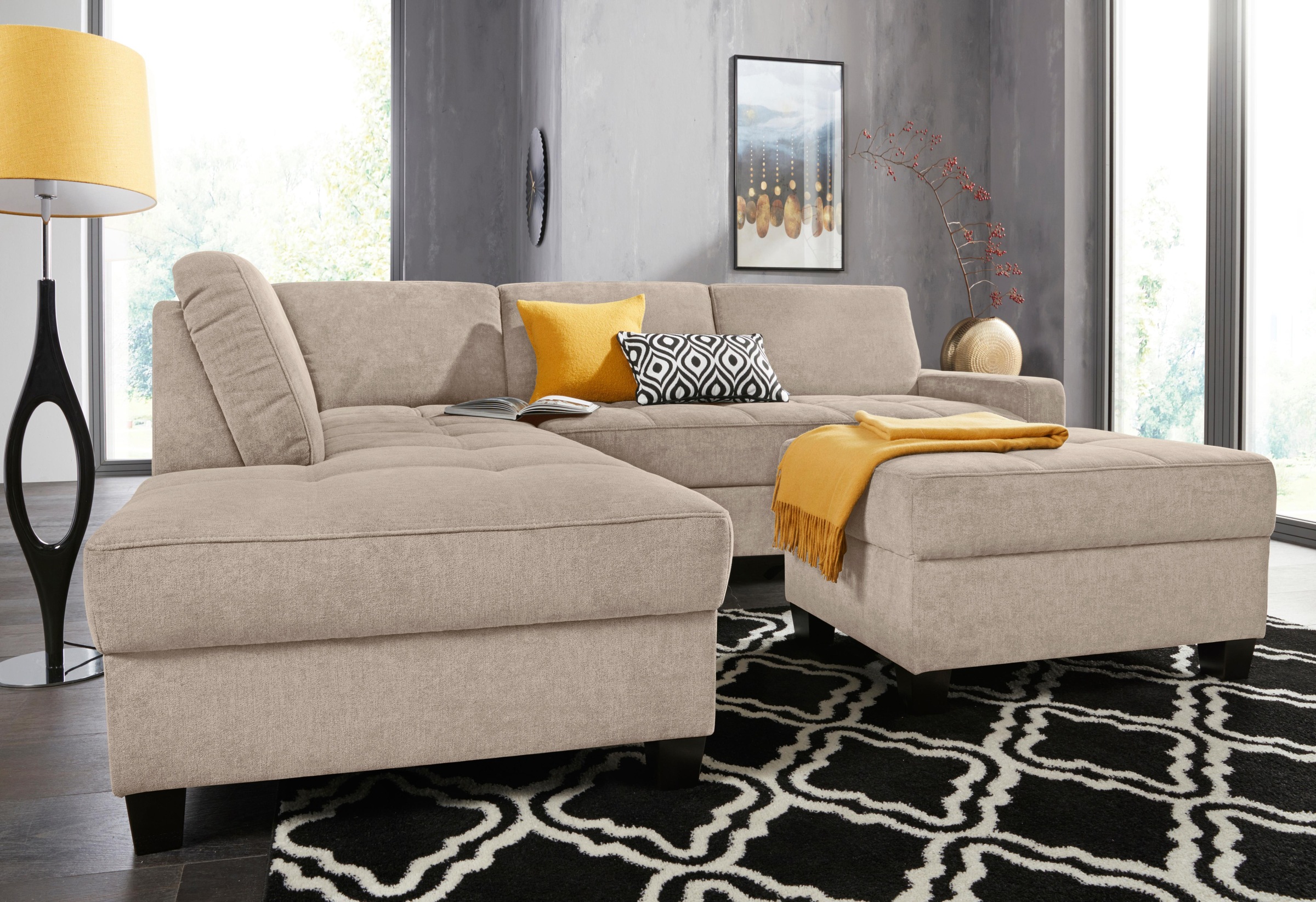 DOMO collection Polsterhocker »Florentina«