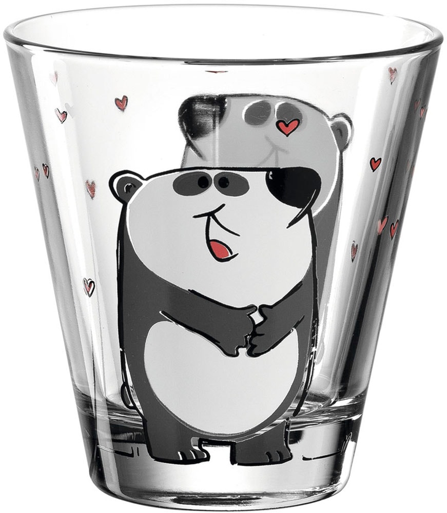 LEONARDO Kinderbecher »BAMBINI Panda«, (Set, 6 tlg.), 215 ml, 6-teilig