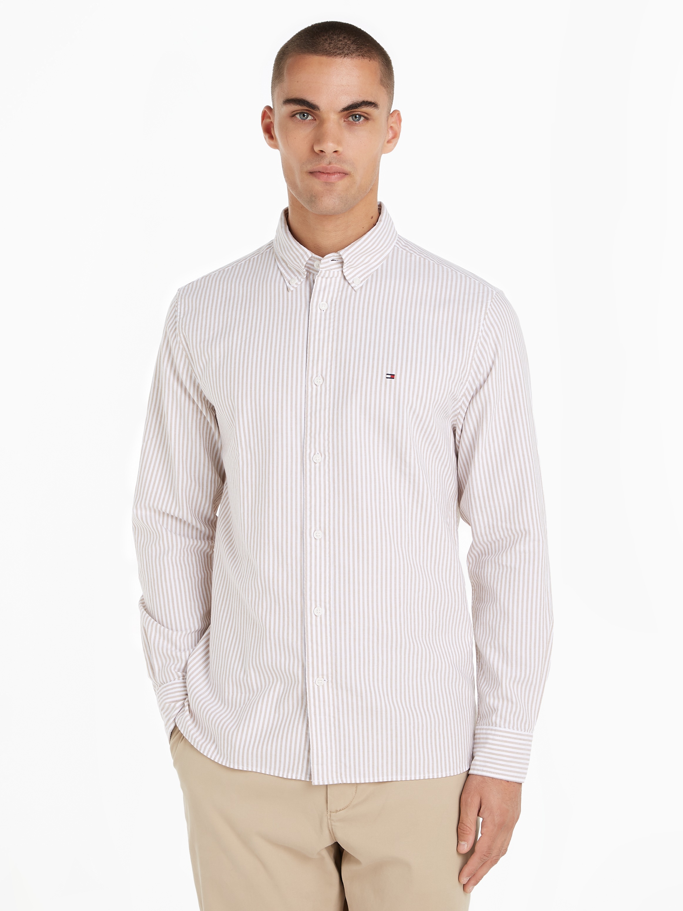 Tommy Hilfiger Langarmhemd »HERITAGE OXFORD STRIPE RF SHIRT«