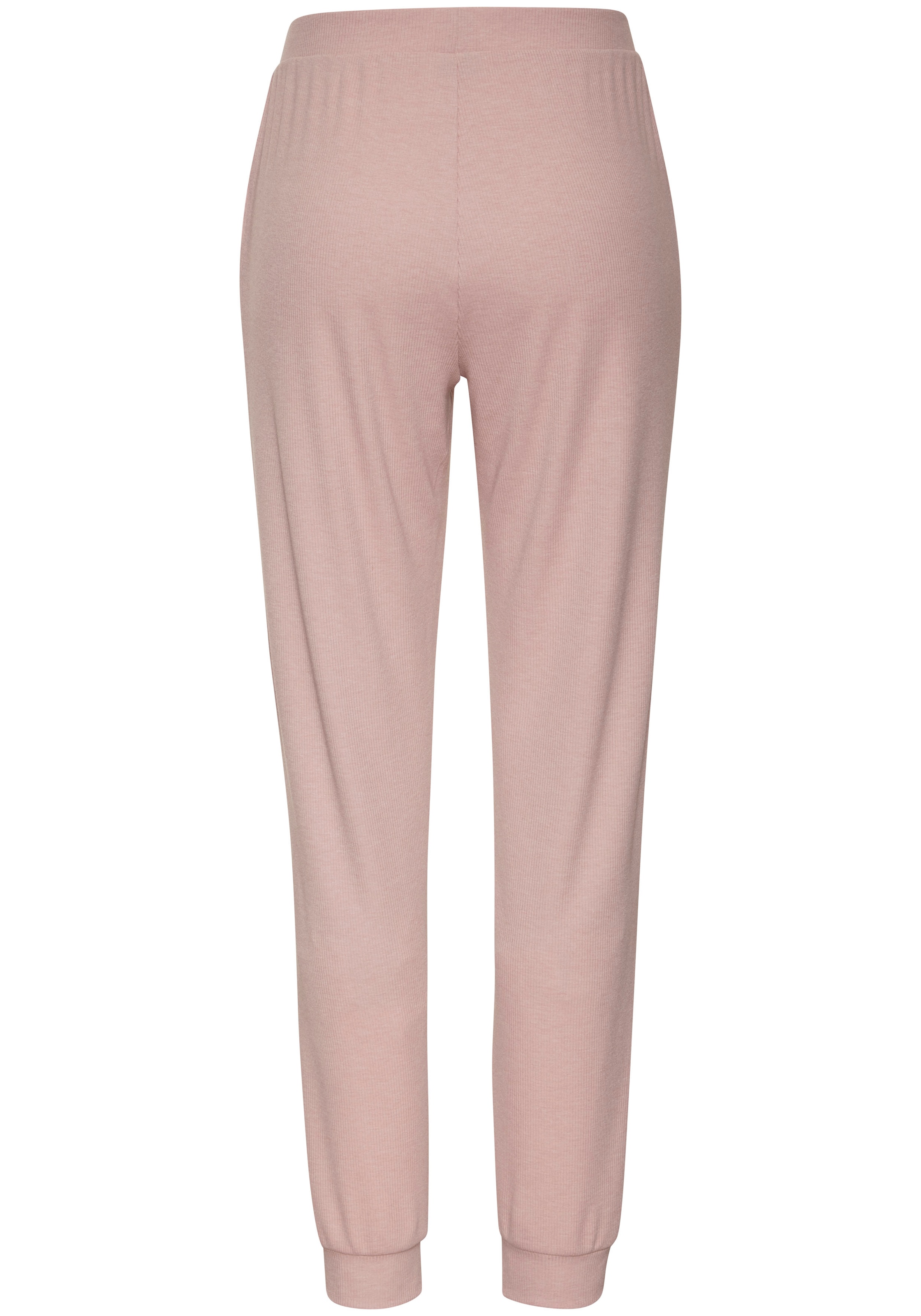 Vivance Dreams Pyjamahose, in weicher Rippqualität