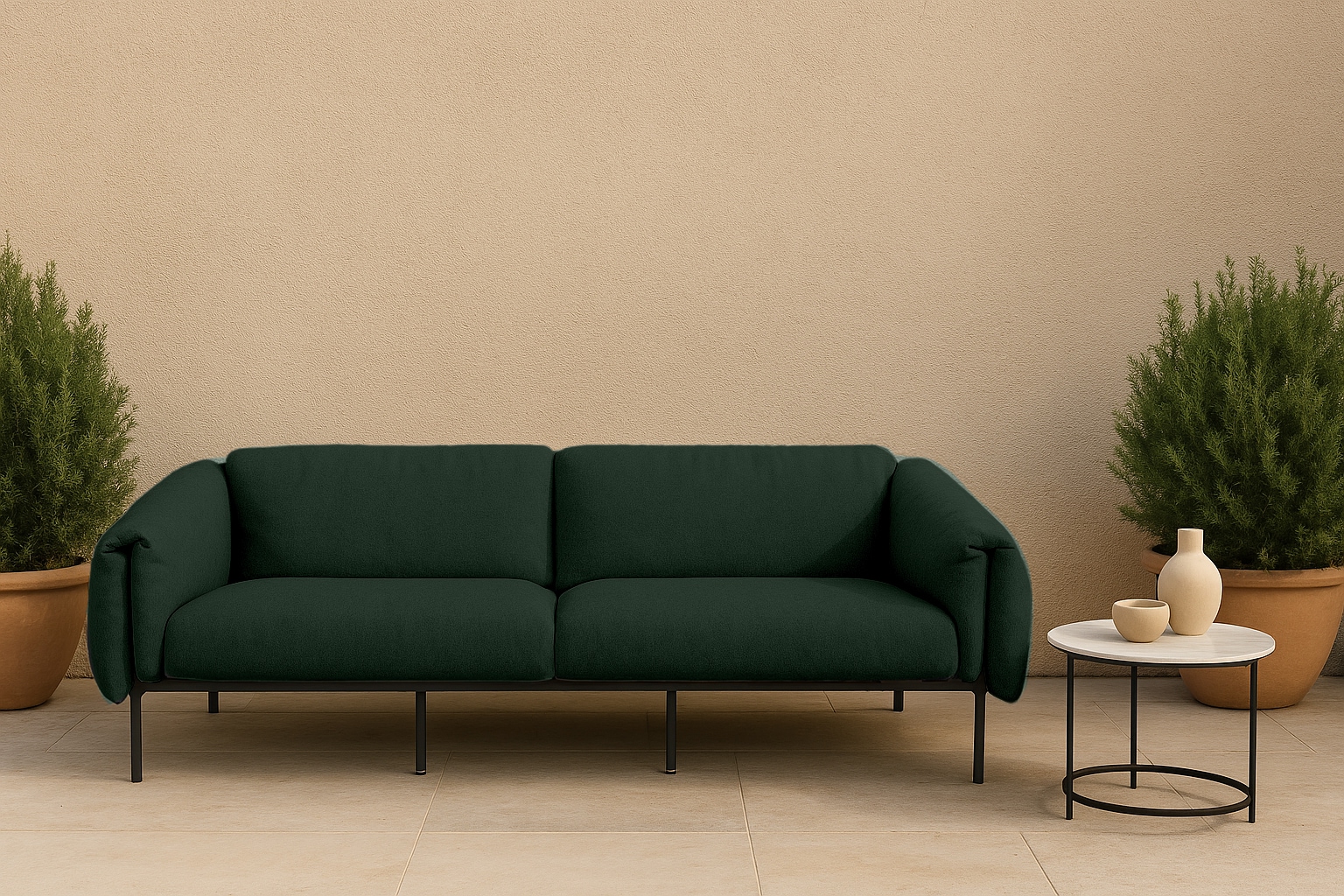 Home affaire 3-Sitzer »Lumi« Outdoor Gartensofa, wetterfeste Materialien, Breite 228 cm