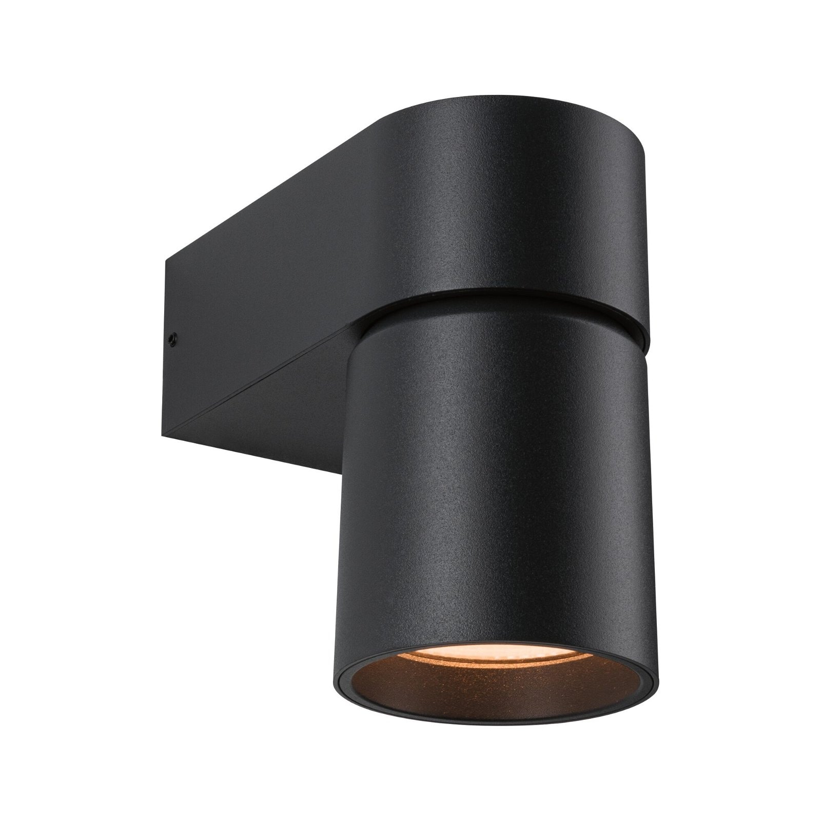 Paulmann LED Außen-Wandleuchte »Kimu IP44 80mm 2200K 7,8W 500lm 230V 70° Anthrazit Aluminium«, 1 flammig, insektenfreundlich