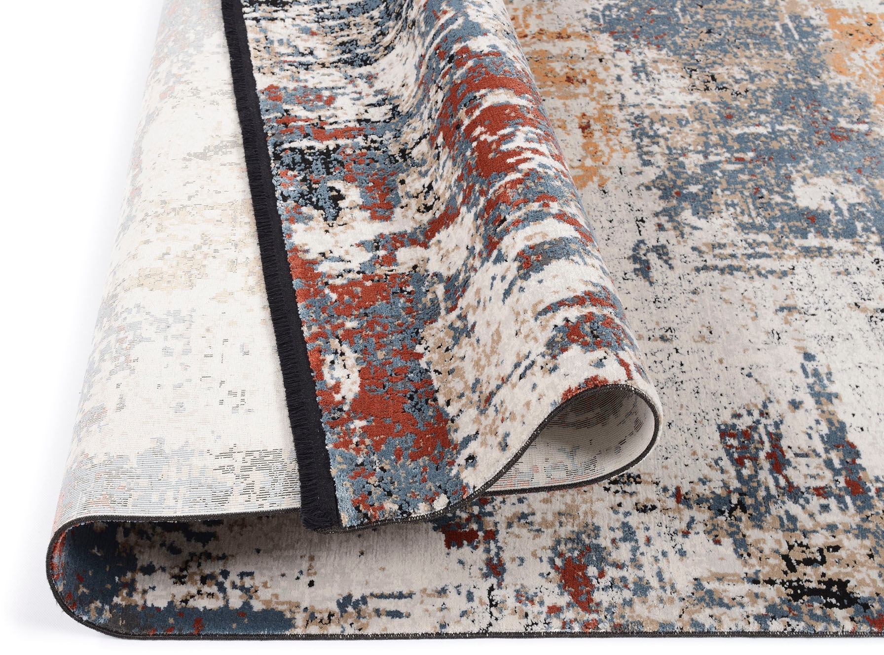 OCI DIE TEPPICHMARKE Teppich »BRILLIANCE CASPI« rechteckig 8 mm Höhe Wohnzimmer 3 D Hoch Tief Optik, weicher Teppich