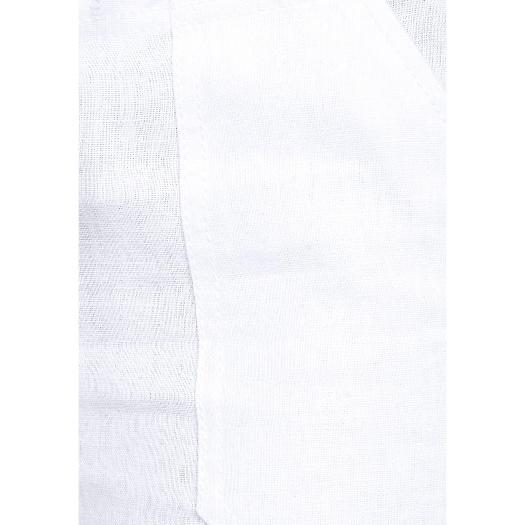 Aniston CASUAL Leinenhose, mit Bindeband