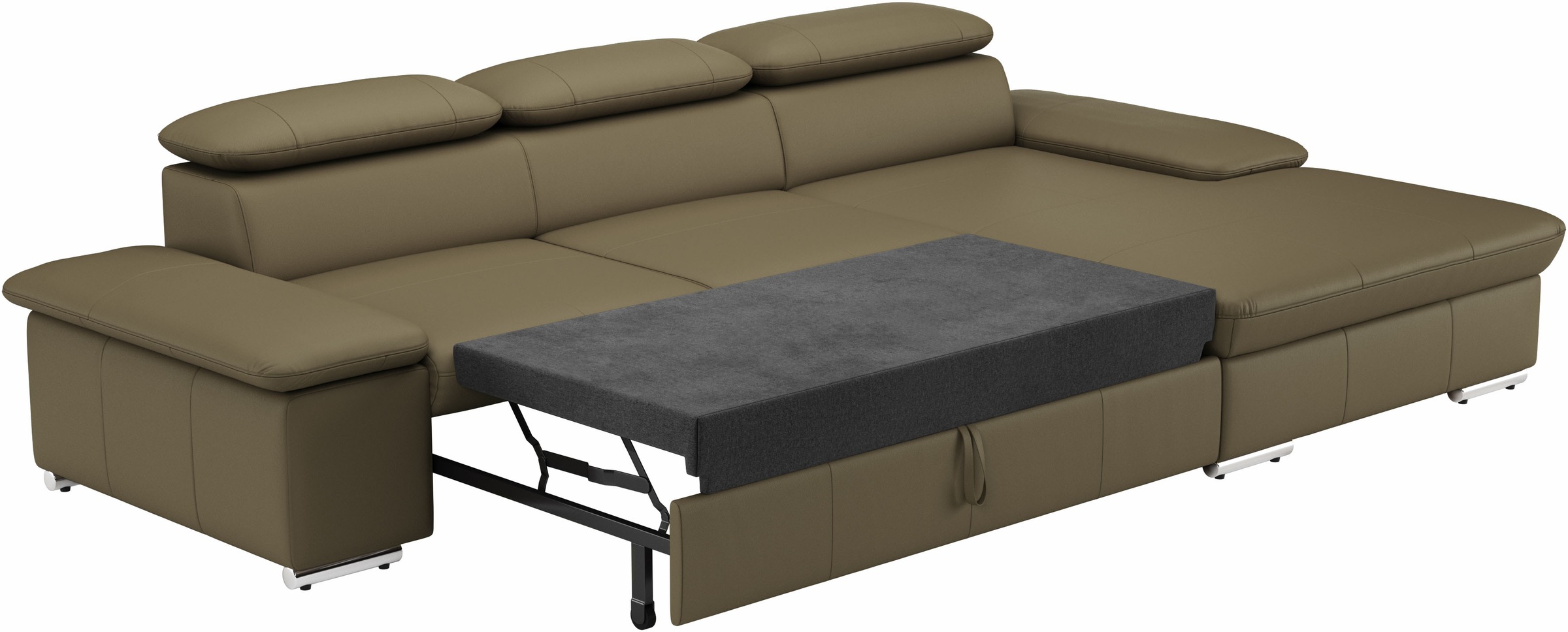 sit&more Ecksofa »Valantine L-Form«, inkl. Kopf- und Armteilverstellung, wahlweise mit Bettfunktion