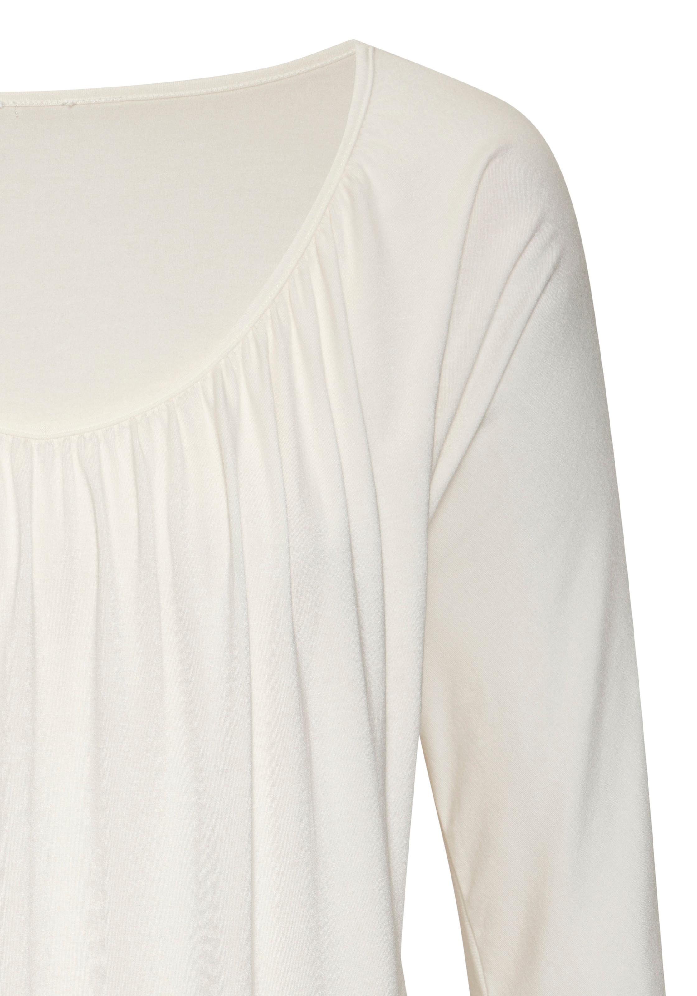 LASCANA 3/4-Arm-Shirt, mit Gummizug am Bund