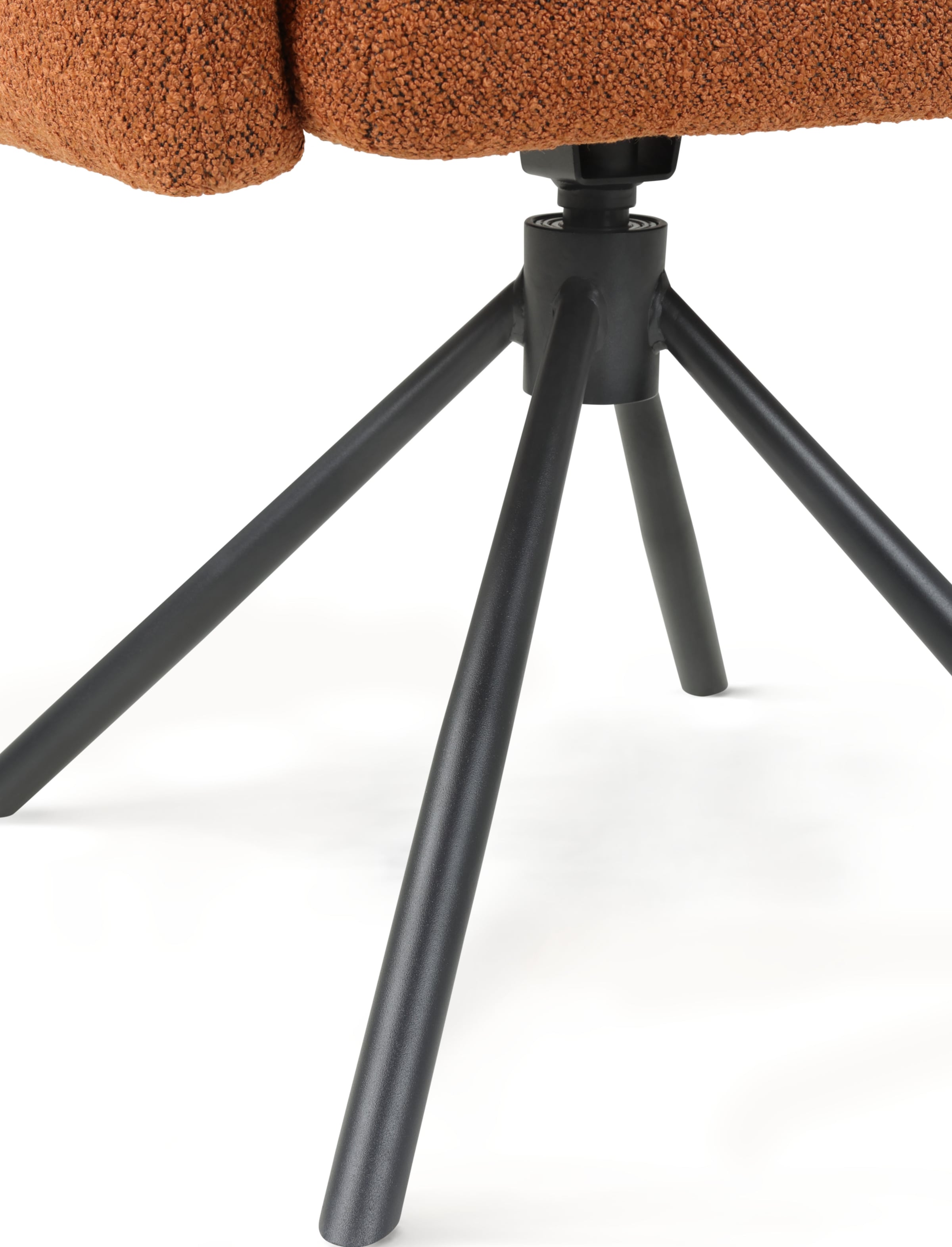 TOM TAILOR HOME Armlehnstuhl »PEBBLE ARMCHAIR«, (Set), 2 St., Webstoff Bouclé, Esszimmerstuhl, mit Armlehnen, 4-Fußgestell, 140 kg belastbar, drehbar