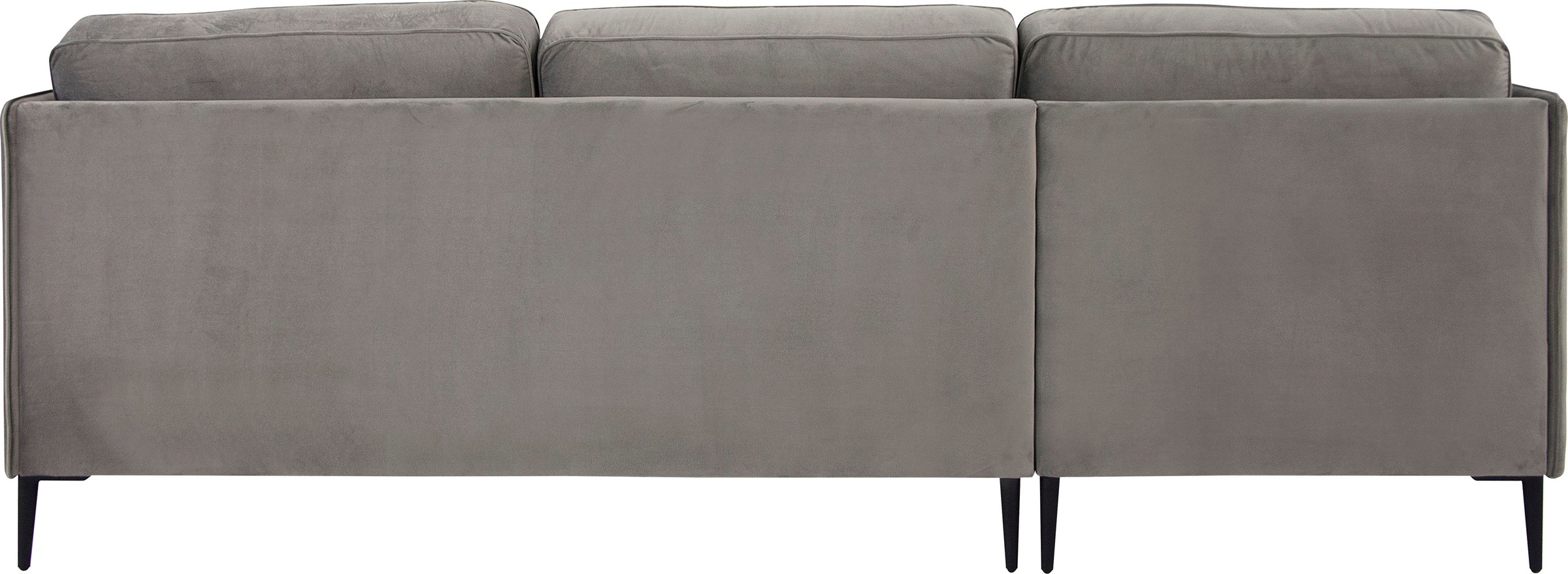 Leonique Ecksofa »Light L-Form«, inklusive loser Zierkissen, mit schmalen Armlehnen und Teleskopfüßen
