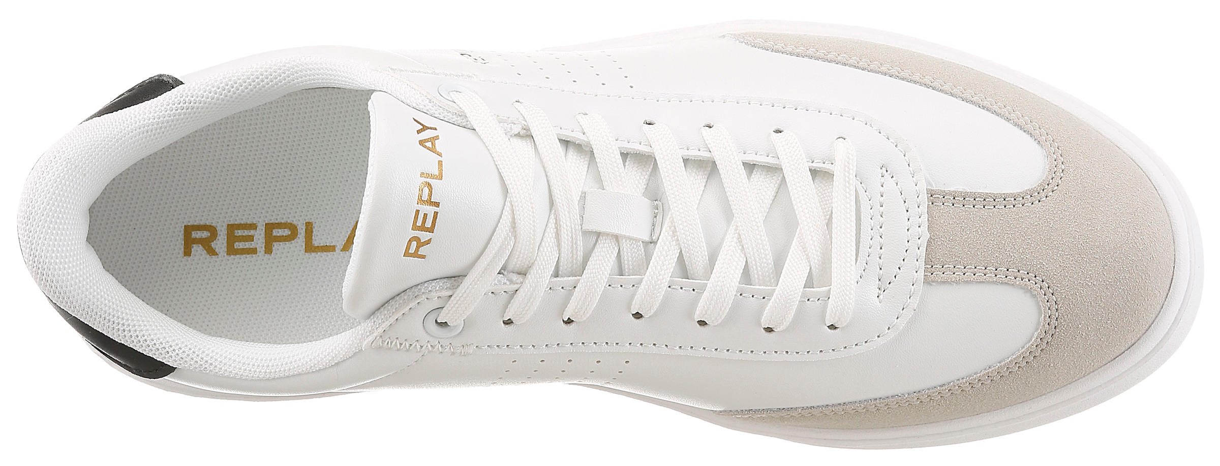 Replay Sneaker  Halbschuh, Schnürschuh, Freizeitsneaker mit gepolstertem Schaftrand