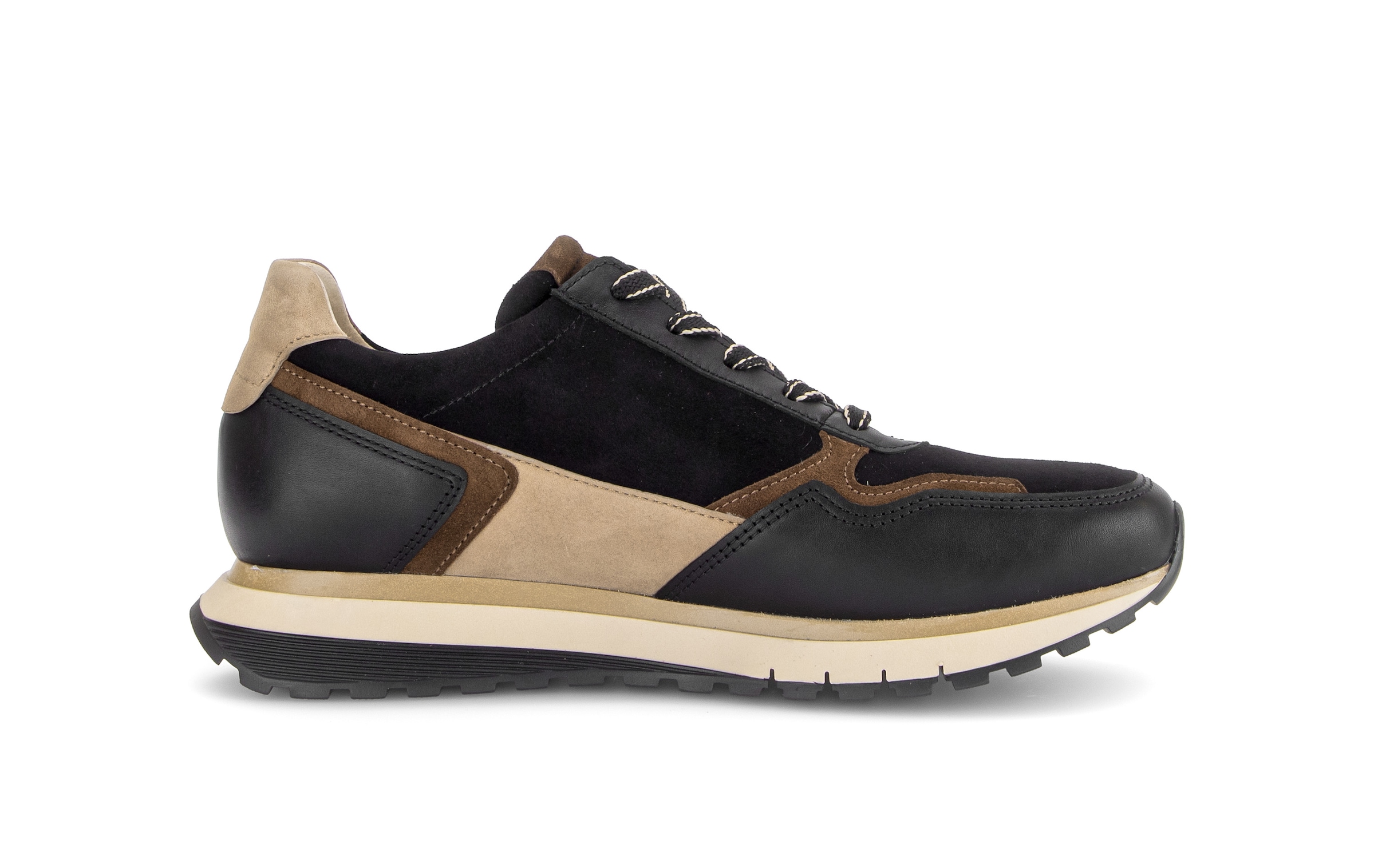 Gabor Keilsneaker  Freizeitschuh, Halbschuh, Schürer, Kontrastbesätze, Weite H