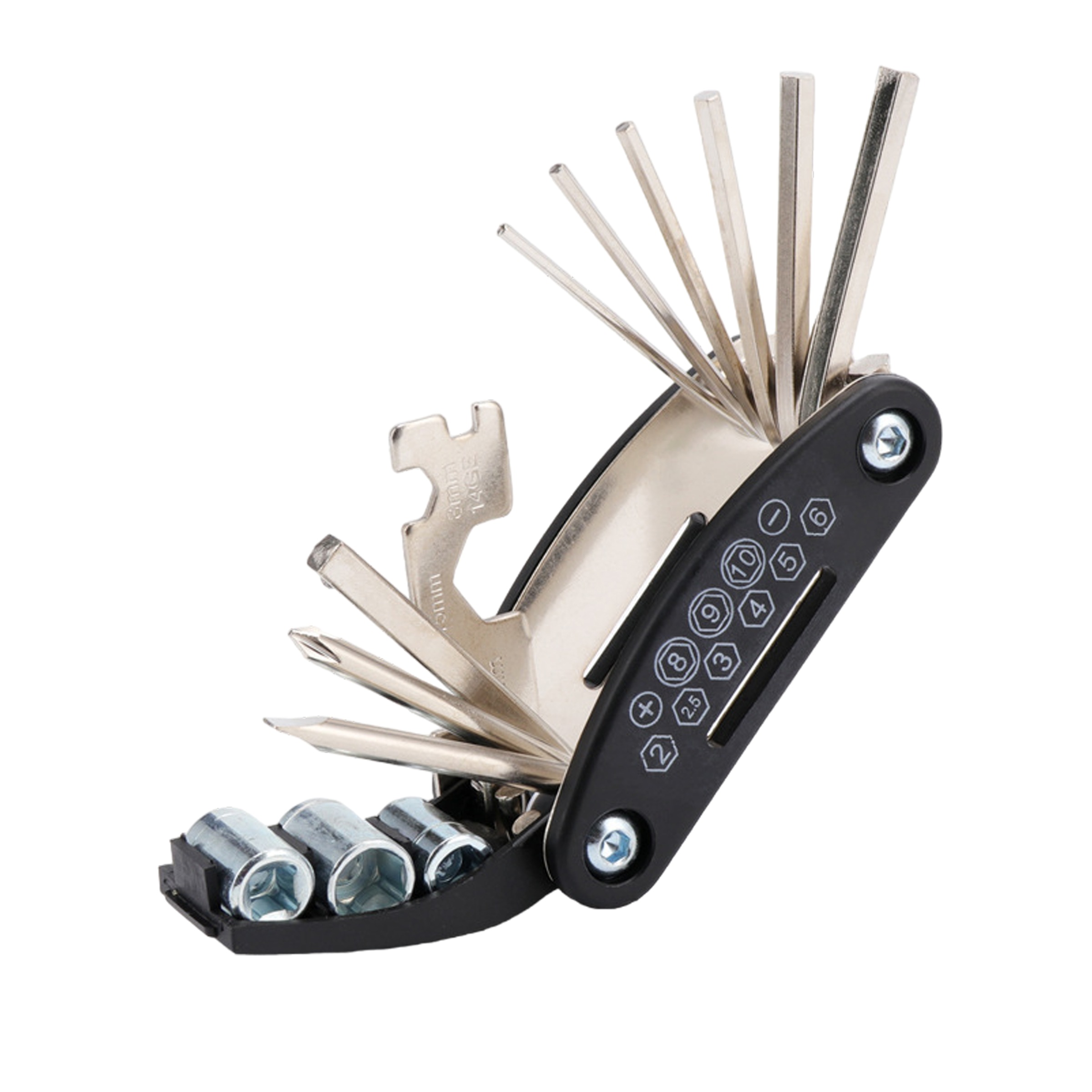 be cool Multitool »Multi-Inbus-Werkzeug«, 16 Werkzeuge in einem, ideal für Fahrräder und...