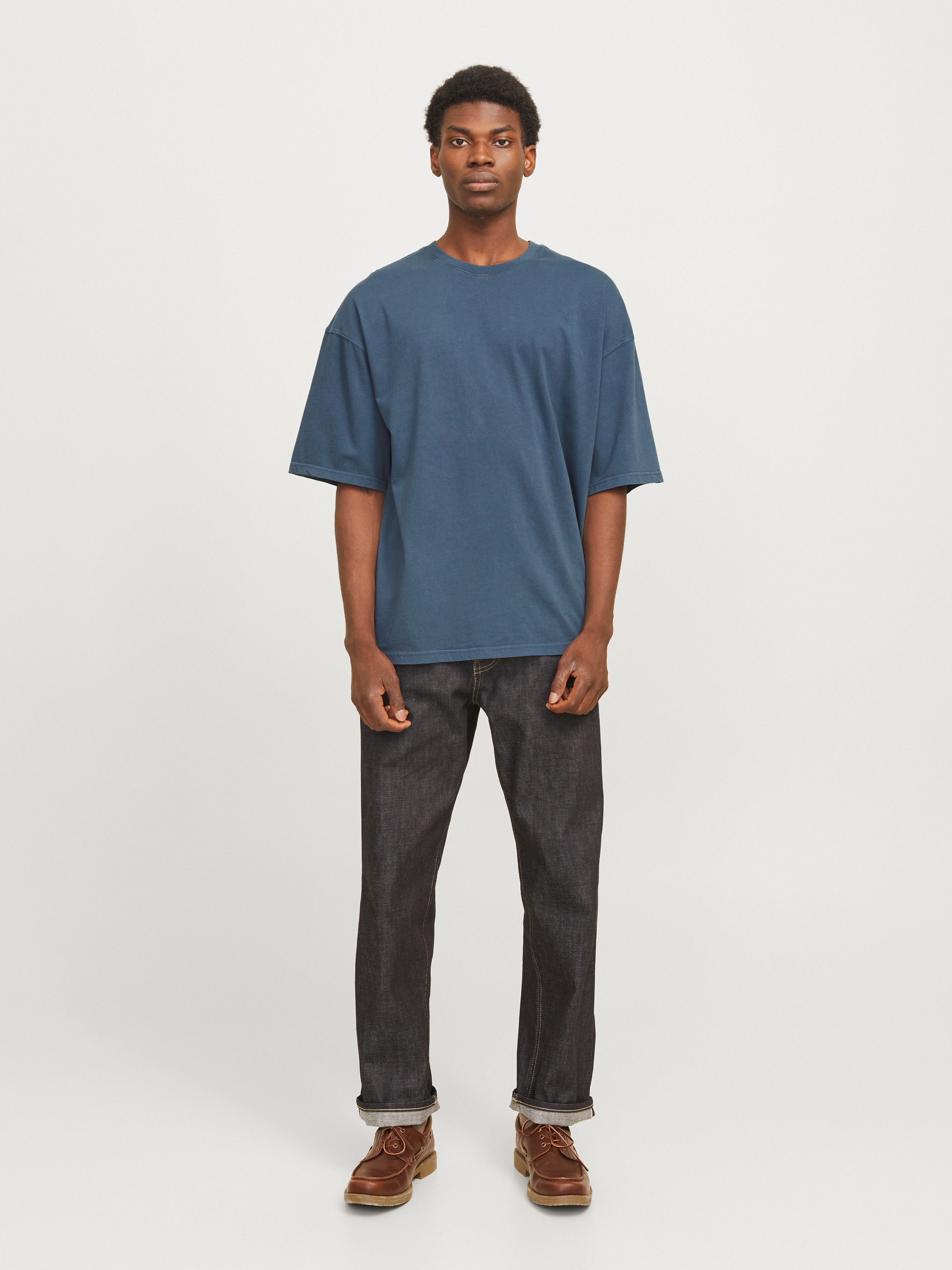 Jack & Jones Rundhalsshirt »JJECHARGE FADED TEE O-NECK NOOS«, mit Rundhalsausschnitt