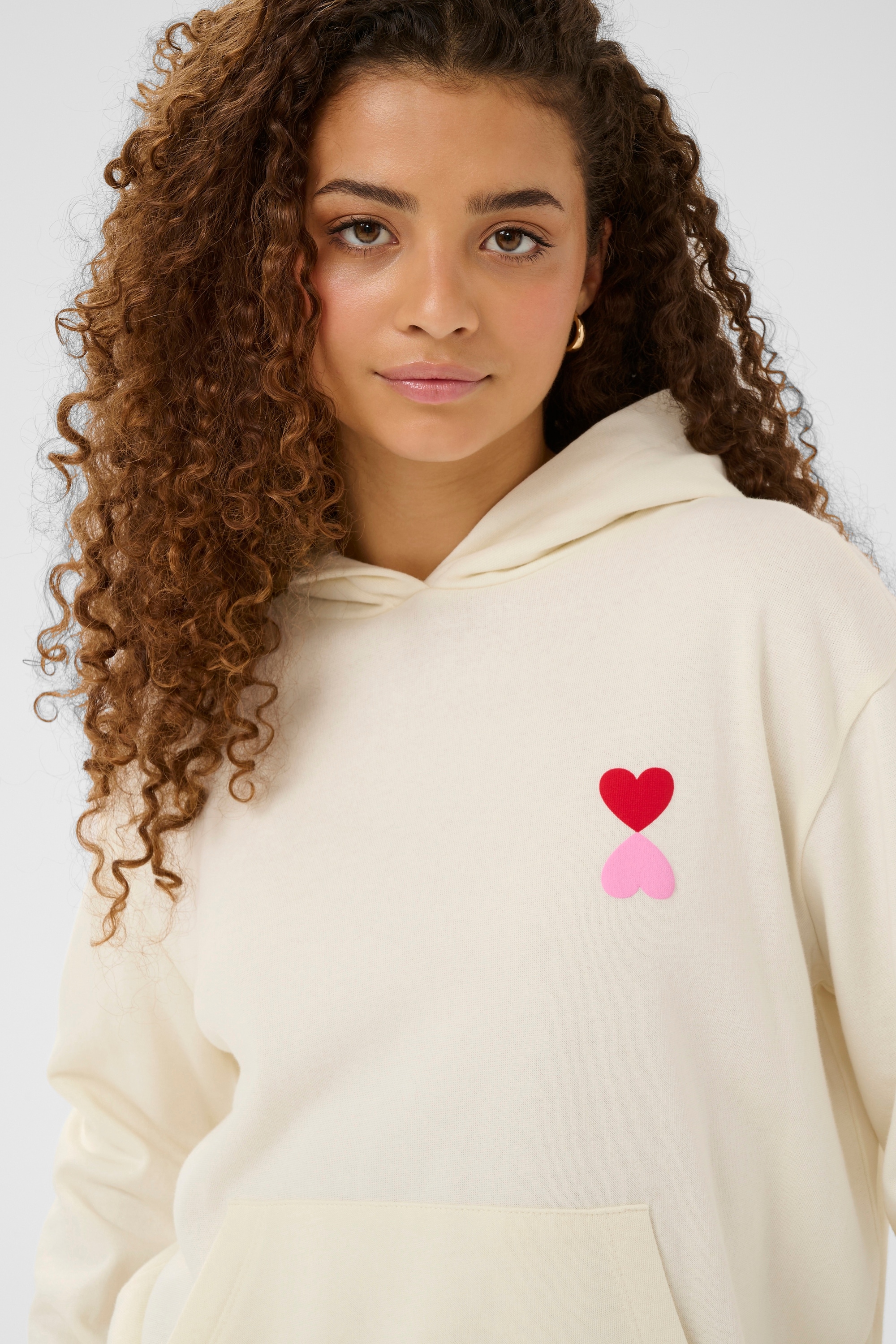 Saint Tropez Kapuzensweatshirt »Damen Kapuzenshirt PixilineSZ«
