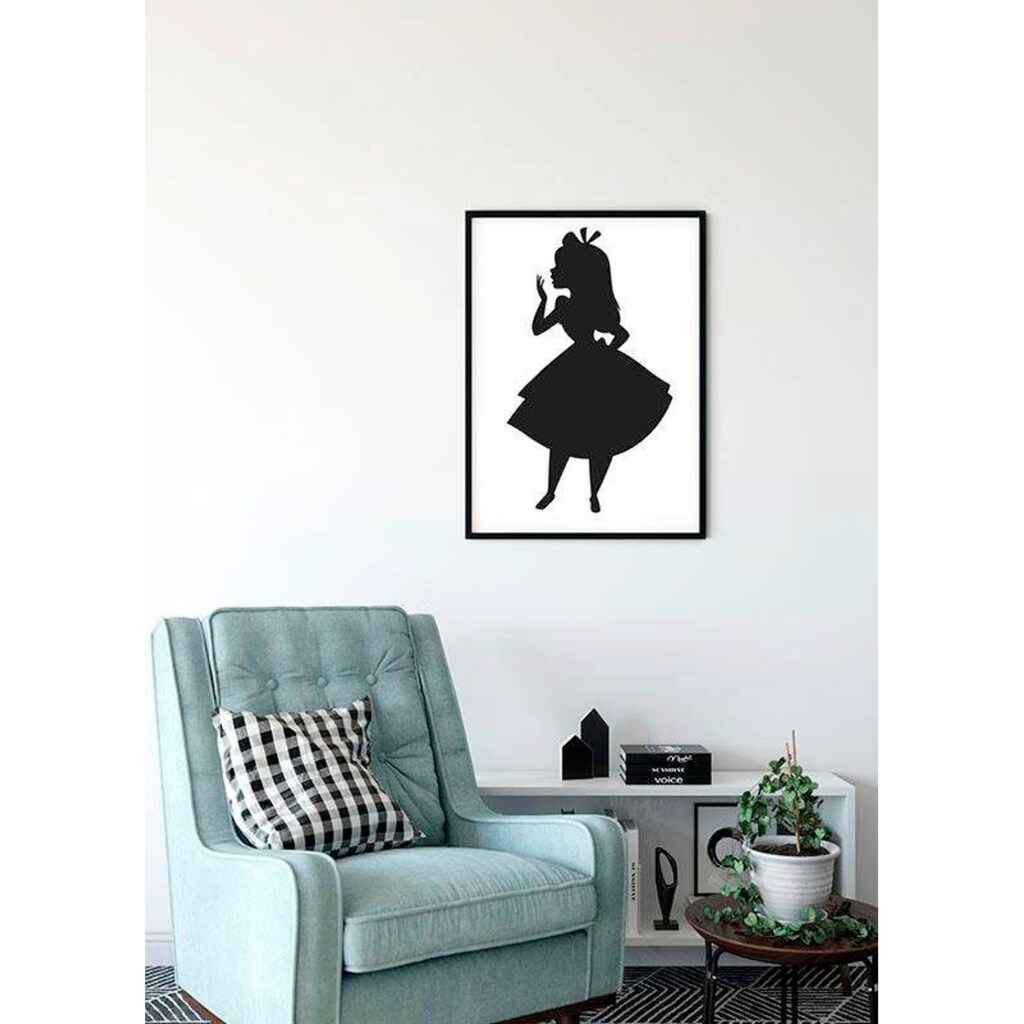 Komar Poster »Alice Silhouette«, Disney, (1 St.)