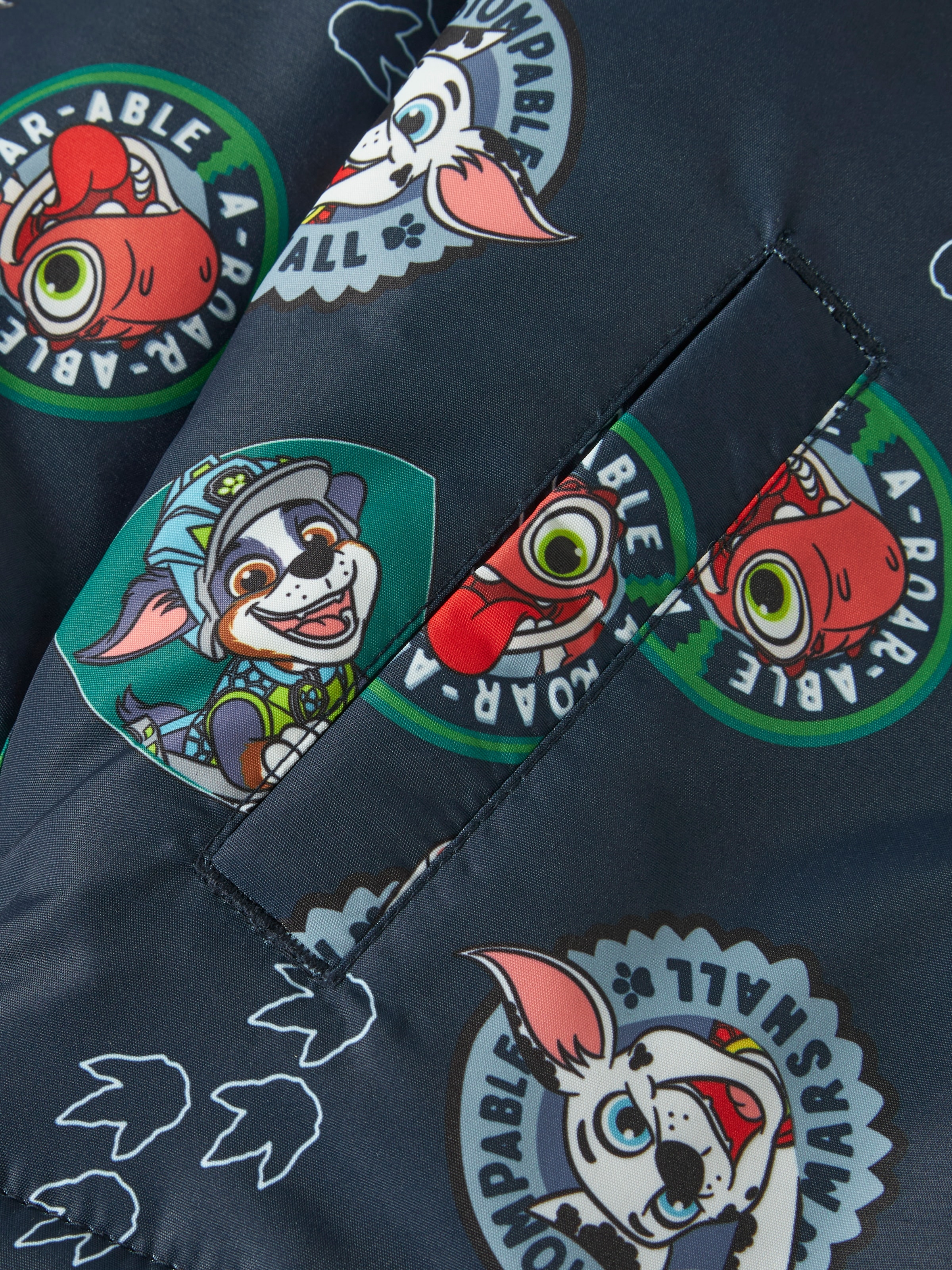 Name It Outdoorjacke »NMMMAX JY JACKET PAWPATROL NOOS CPLGM« mit Kapuze Kunstfaser, wasserabweisend, abnehmbare Kapuze