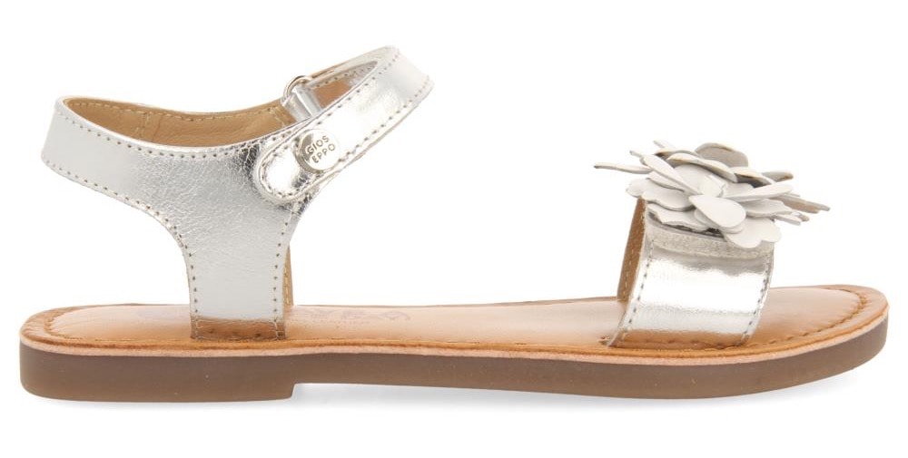 Gioseppo Sandale »IMOTSKI«, Sommerschuh, Klettschuh, Sandalette, im Metallic Look