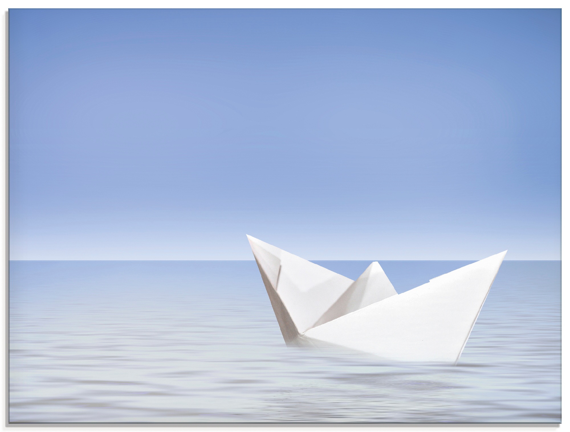 Artland Glasbild »Auf dem Meer«, Boote & Schiffe, (1 St.)