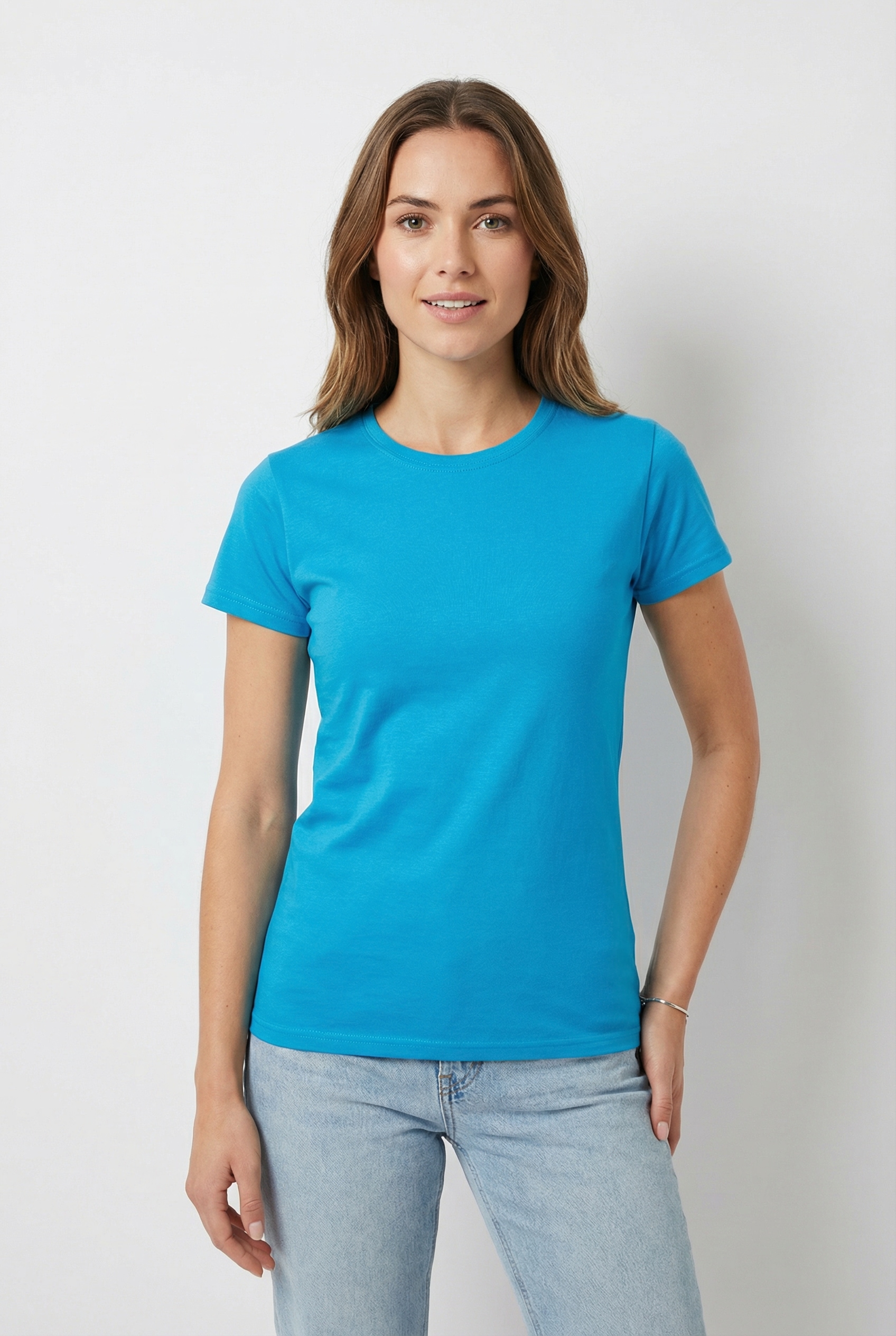 Fruit of the Loom Rundhalsshirt »Lady Fit Premium« Packung, 2er-Pack, 2 Stk.