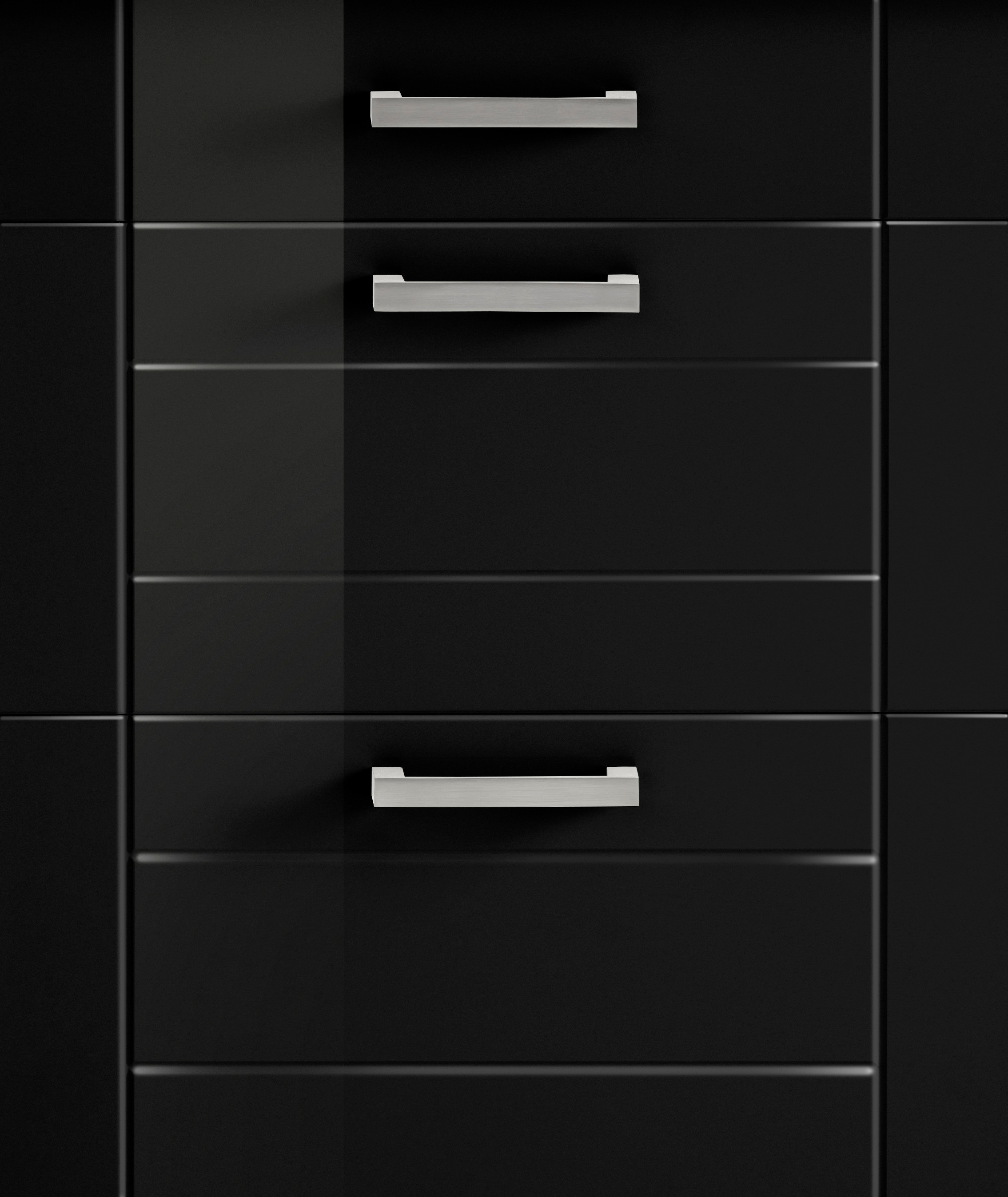 KOCHSTATION Unterschrank »KS-Tinnum« 180 cm breit, Metallgriffe, MDF Fronten, 3 Schubkästen, 2 Auszüge