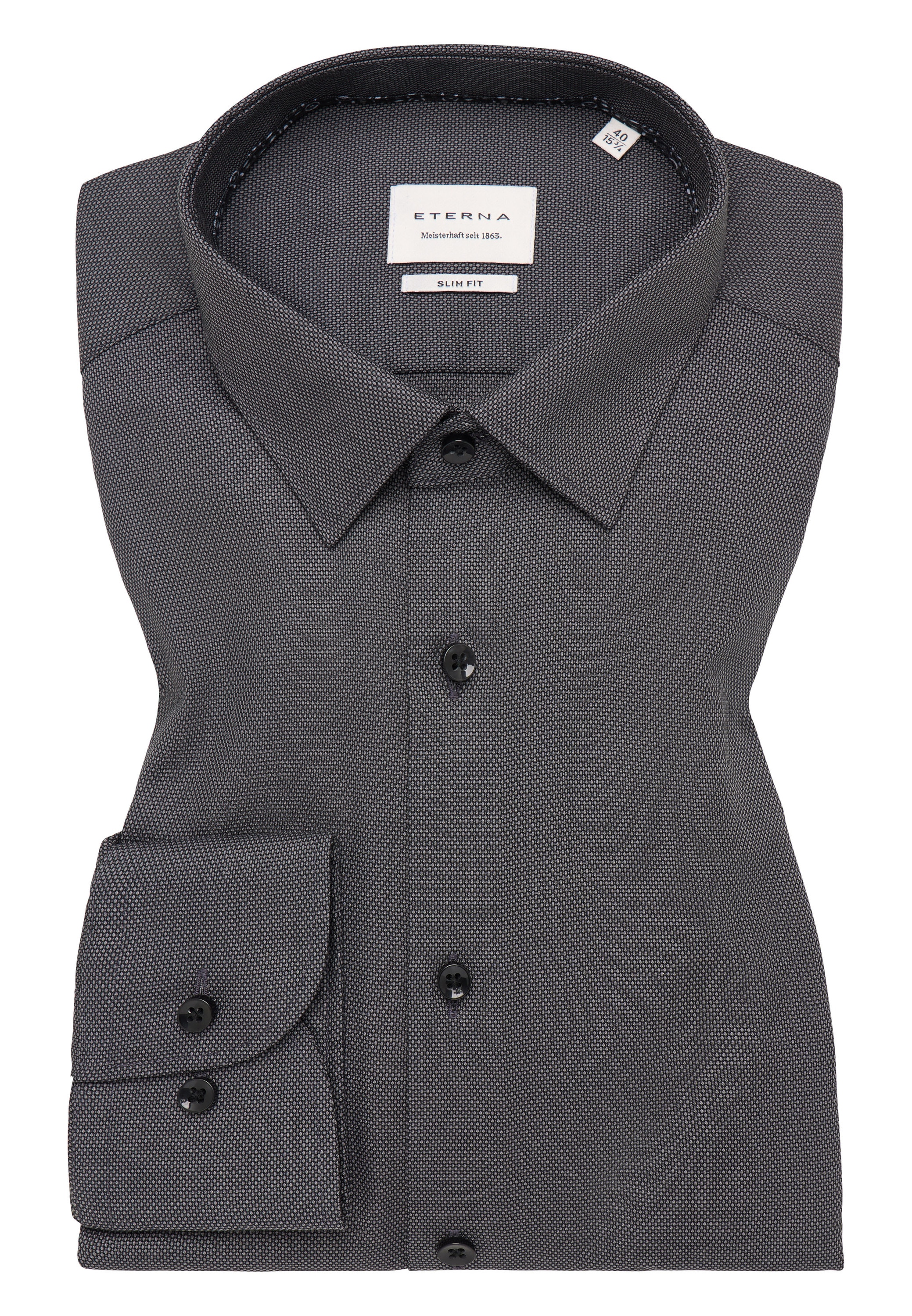 Eterna Langarmhemd »SLIM FIT«, NON IRON (bügelfrei)